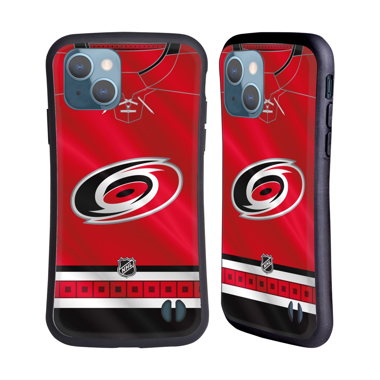Obal na mobil Apple iPhone 13 - HEAD CASE - NHL - Carolina Hurricanes znak dres