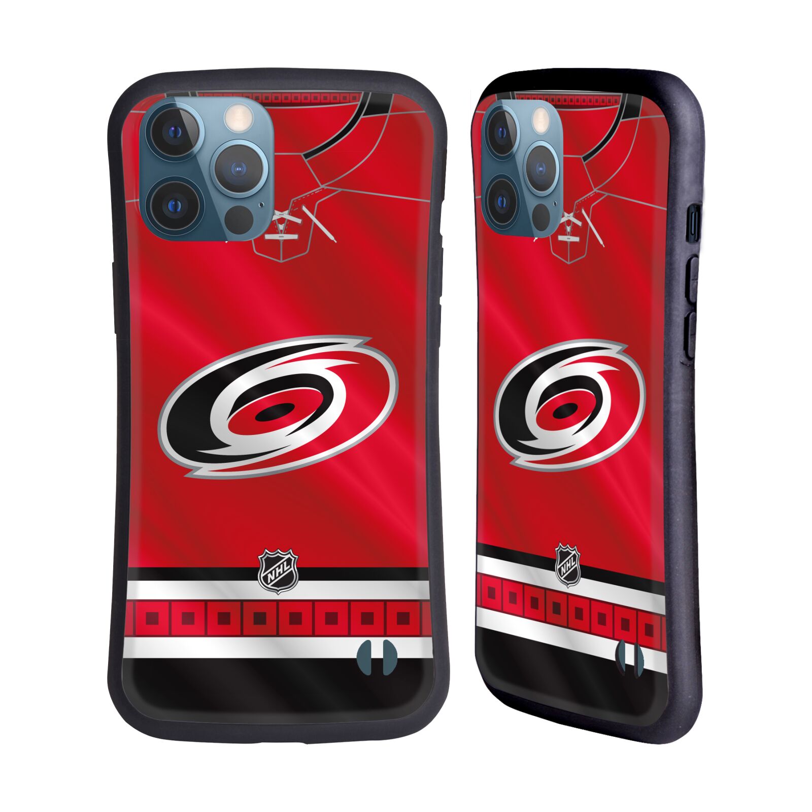 Obal na mobil Apple iPhone 13 PRO MAX - HEAD CASE - NHL - Carolina Hurricanes znak dres