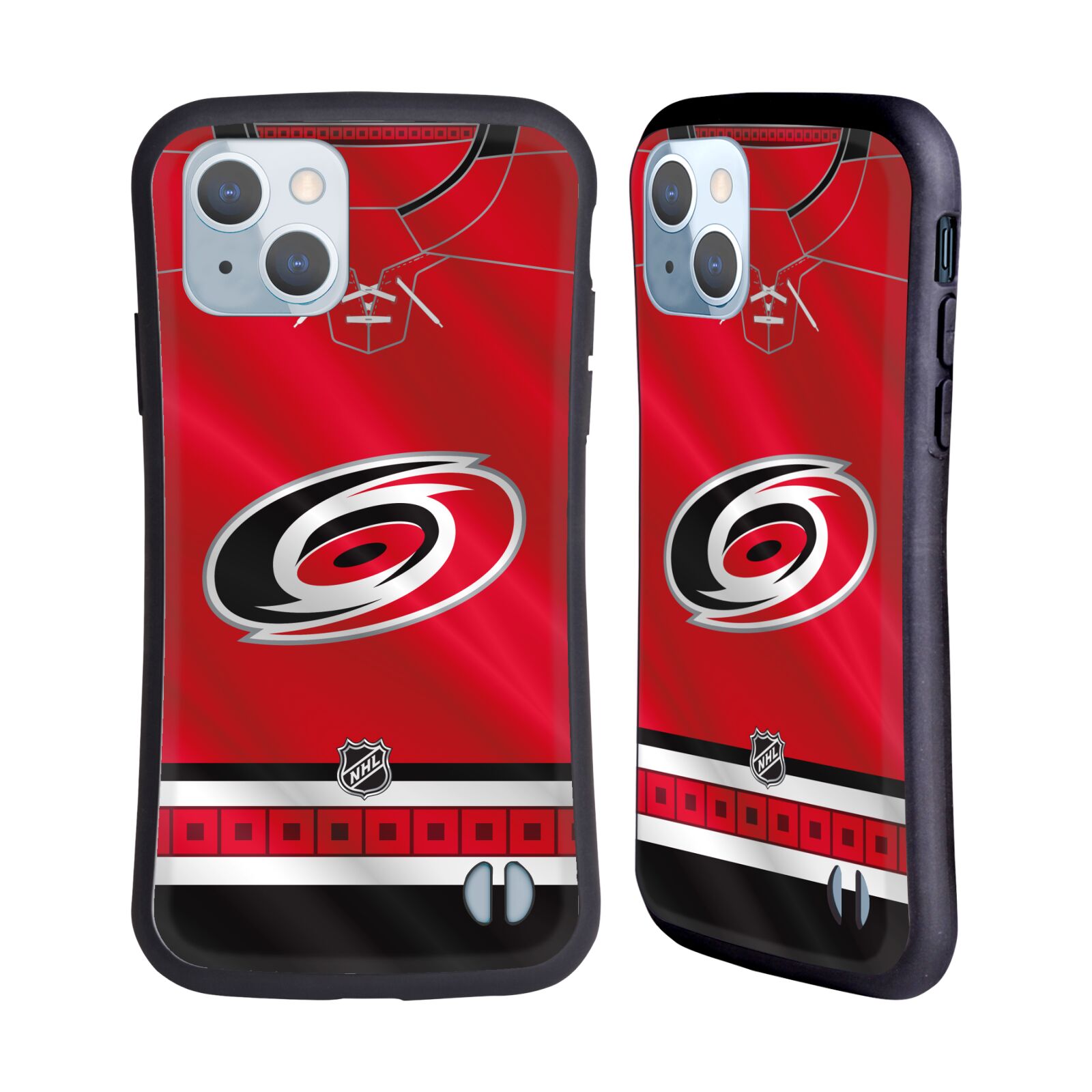 Obal na mobil Apple iPhone 14 - HEAD CASE - NHL - Carolina Hurricanes znak dres
