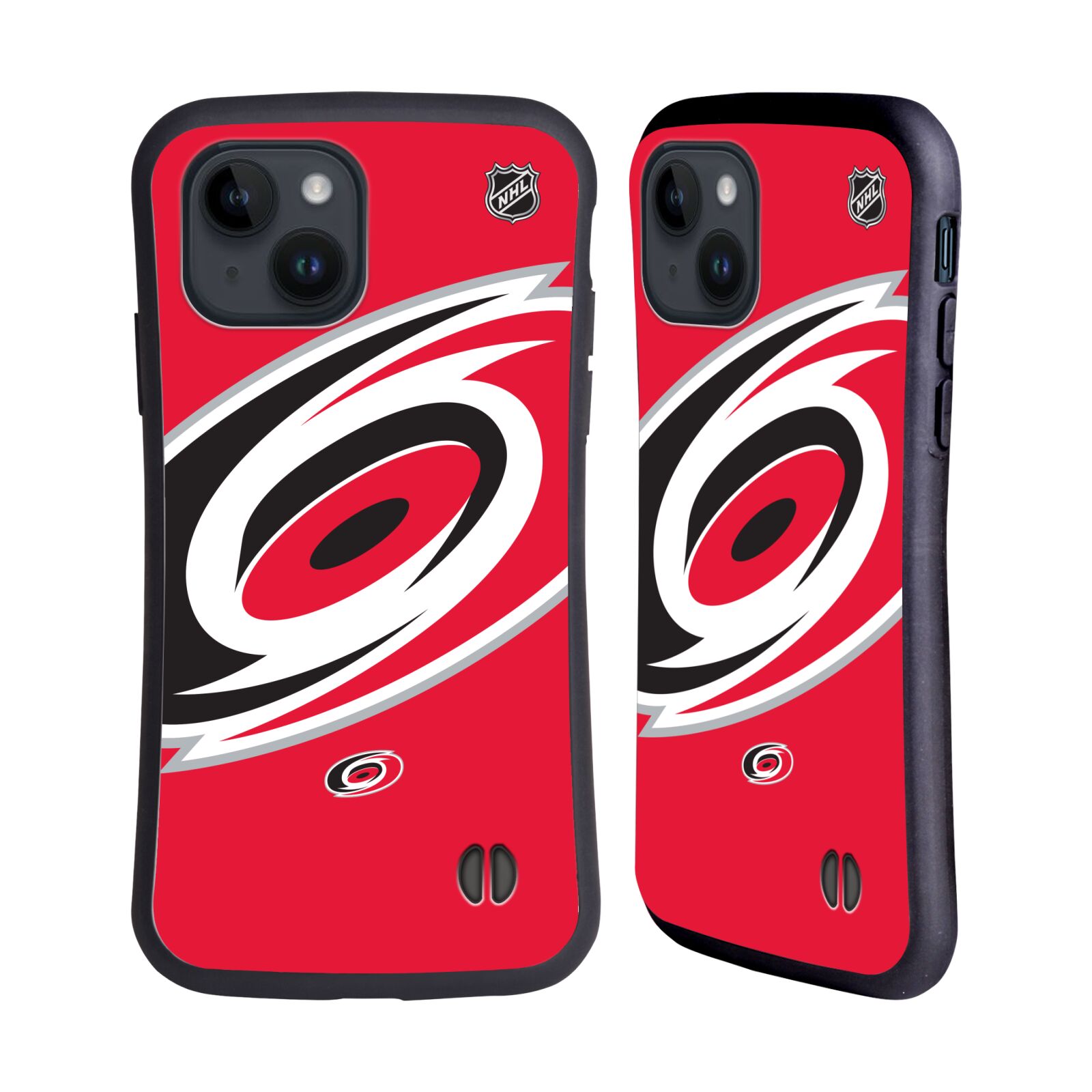 Obal na mobil Apple iPhone 15 - HEAD CASE - NHL - Carolina Hurricanes velký znak