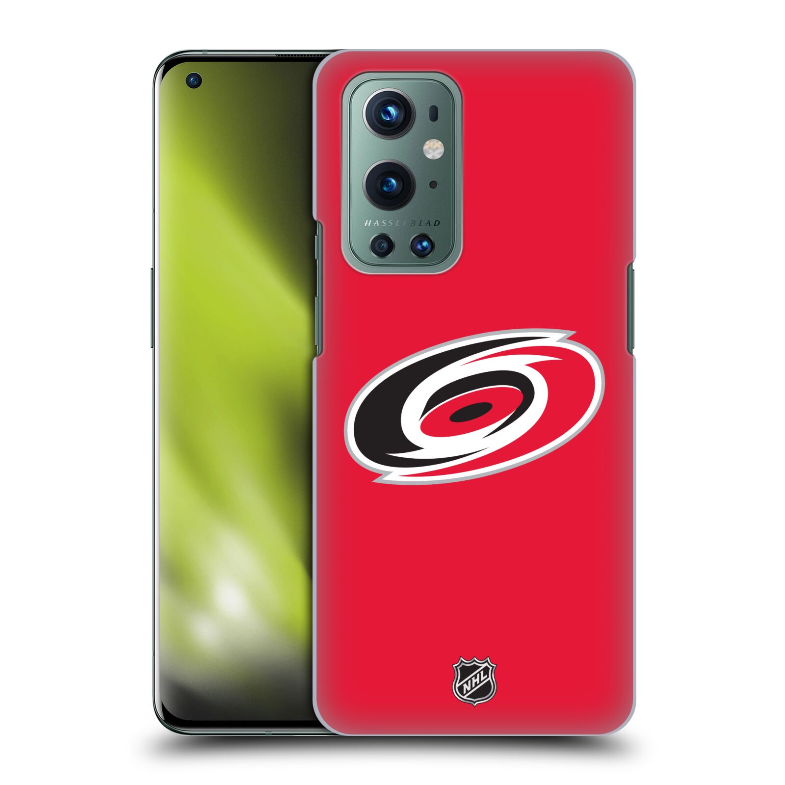 Pouzdro na mobil OnePlus 9 - HEAD CASE - Hokej NHL - Carolina Hurricanes - znak