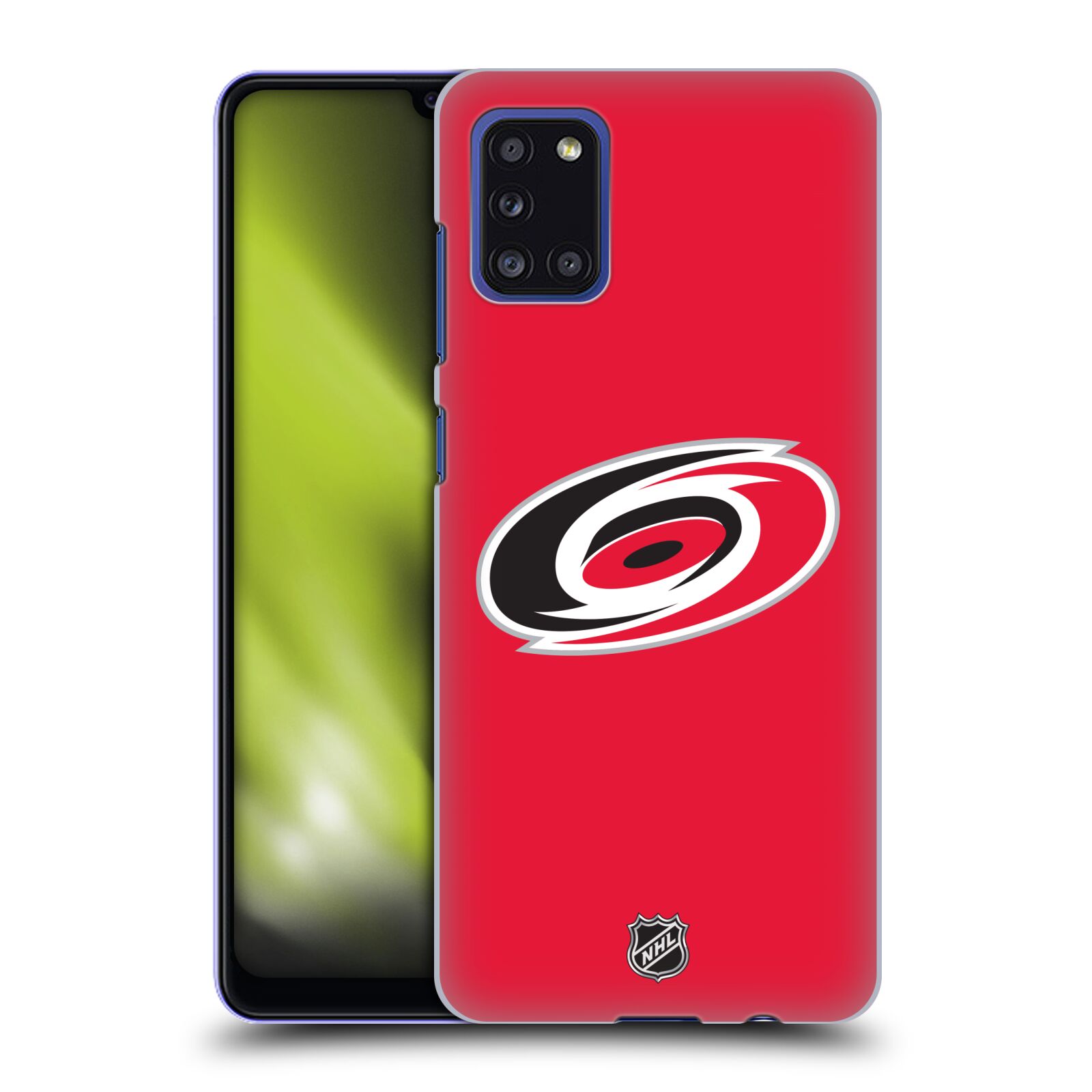 Pouzdro na mobil Samsung Galaxy A31 - HEAD CASE - Hokej NHL - Carolina Hurricanes - znak