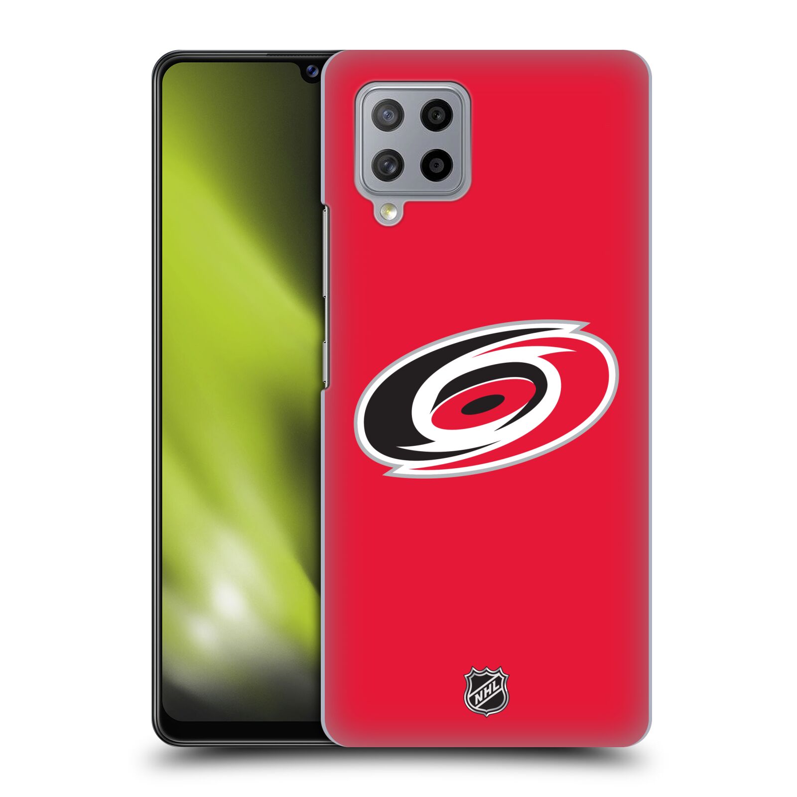 Pouzdro na mobil Samsung Galaxy A42 5G - HEAD CASE - Hokej NHL - Carolina Hurricanes - znak