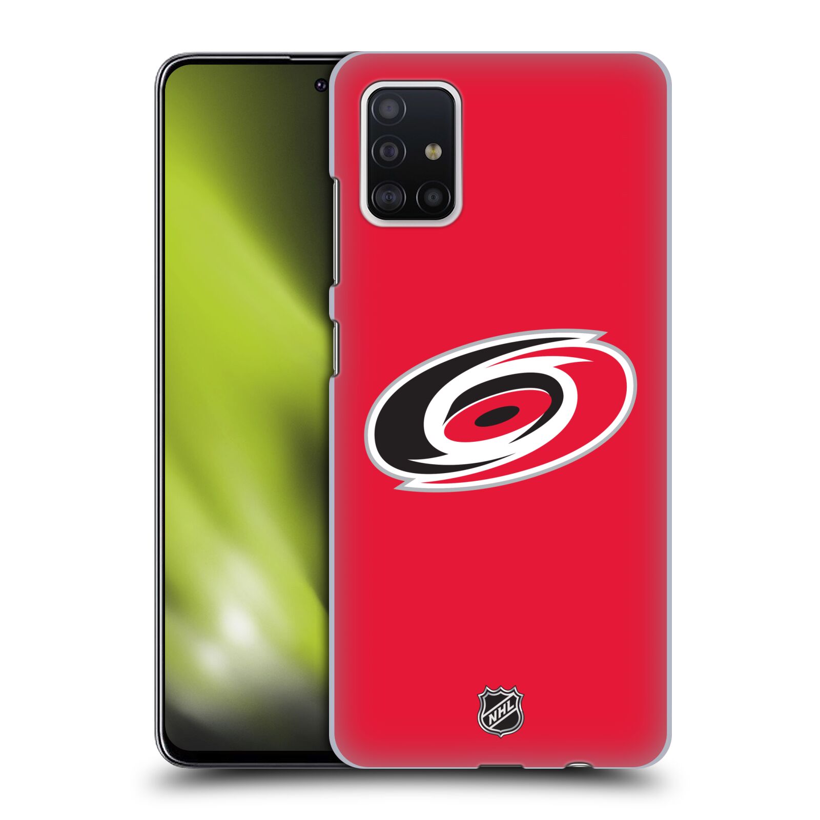 Pouzdro na mobil Samsung Galaxy A51 - HEAD CASE - Hokej NHL - Carolina Hurricanes - znak