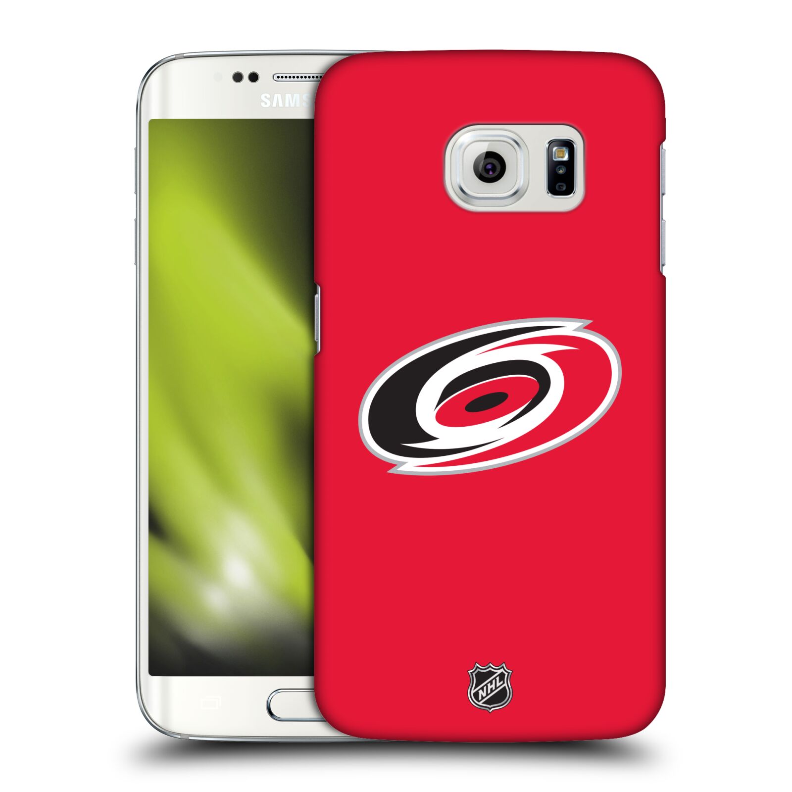 Pouzdro na mobil Samsung Galaxy S6 EDGE - HEAD CASE - Hokej NHL - Carolina Hurricanes - znak