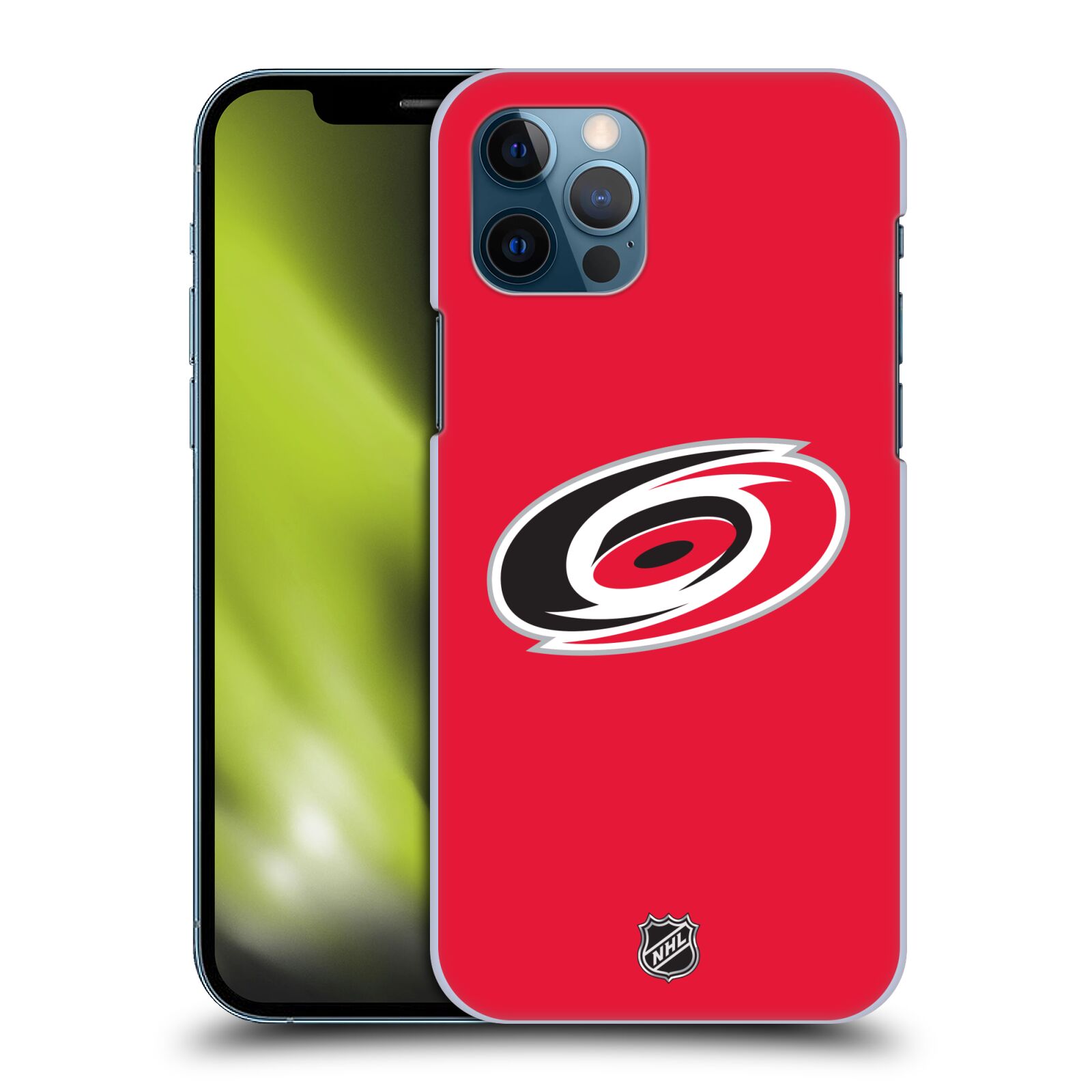 Pouzdro na mobil Apple Iphone 12 / 12 PRO - HEAD CASE - Hokej NHL - Carolina Hurricanes - znak