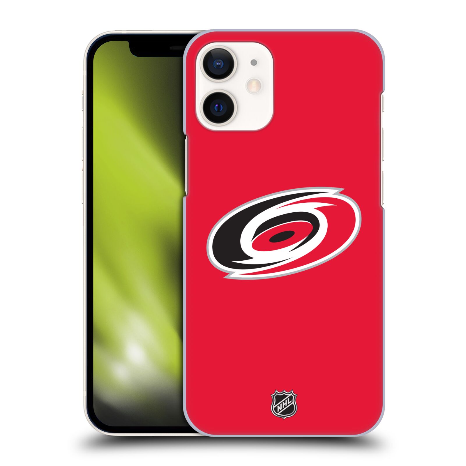 Pouzdro na mobil Apple Iphone 12 MINI - HEAD CASE - Hokej NHL - Carolina Hurricanes - znak