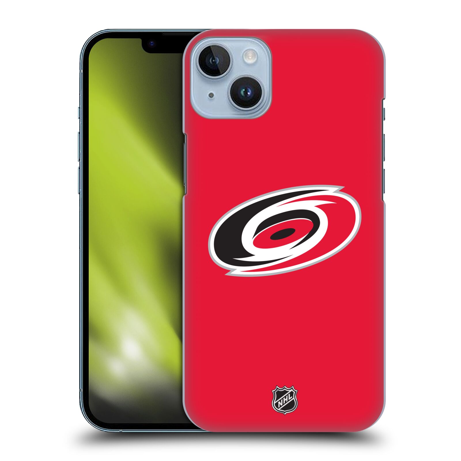 Pouzdro na mobil Apple Iphone 14 PLUS - HEAD CASE - Hokej NHL - Carolina Hurricanes - znak