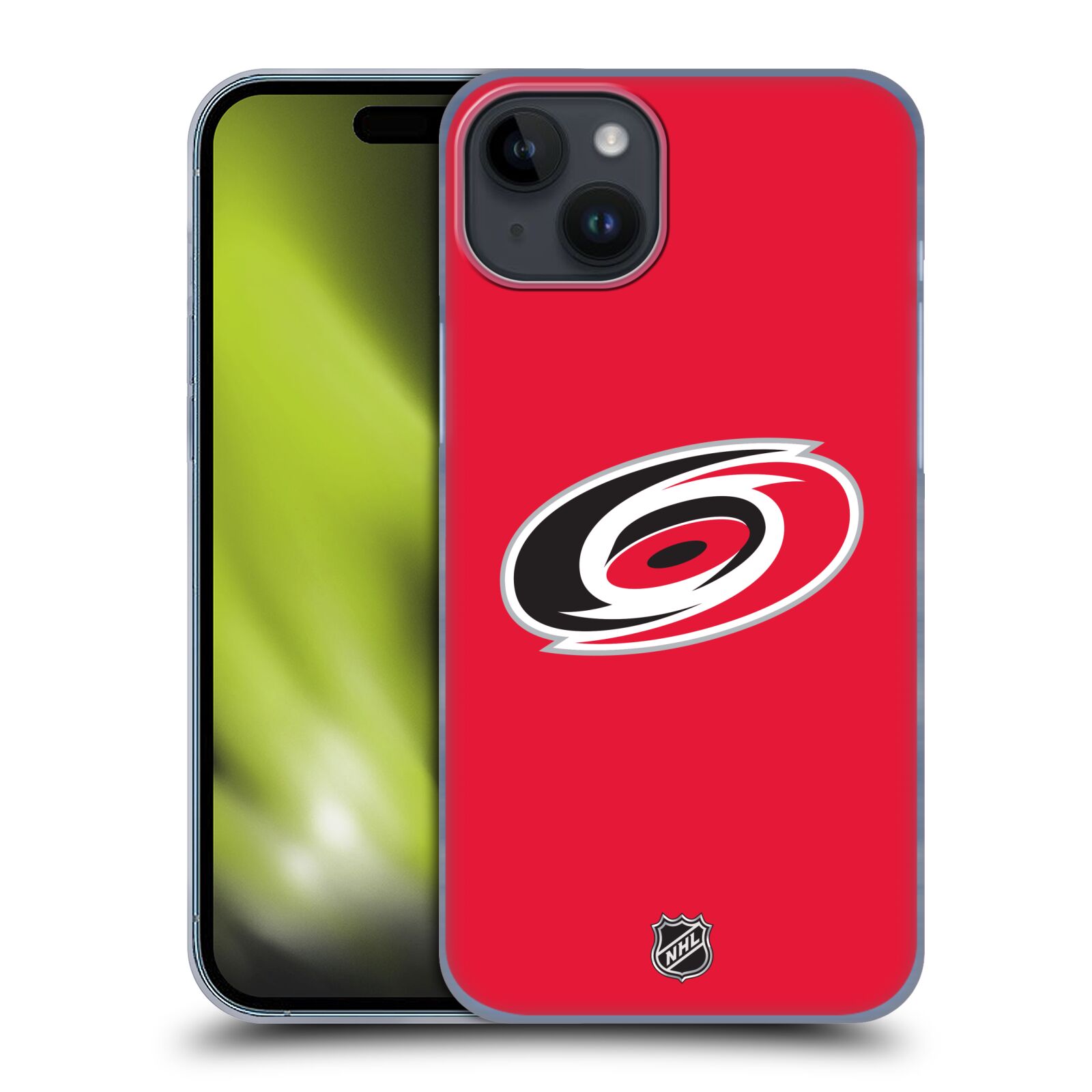 Plastový obal HEAD CASE na mobil Apple Iphone 15 PLUS  Hokej NHL - Carolina Hurricanes - znak