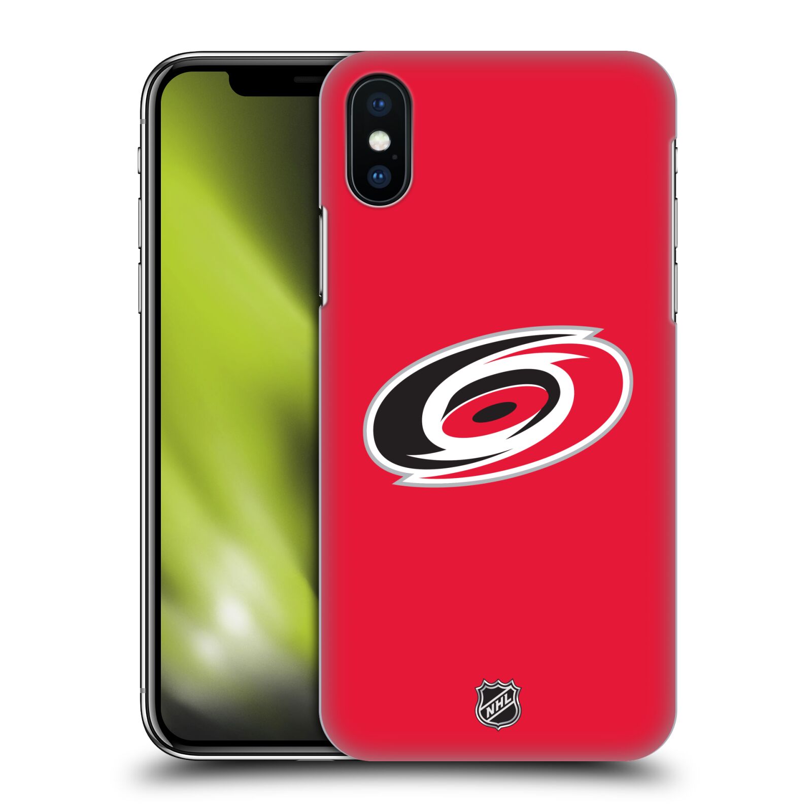 Pouzdro na mobil Apple Iphone X/XS - HEAD CASE - Hokej NHL - Carolina Hurricanes - znak