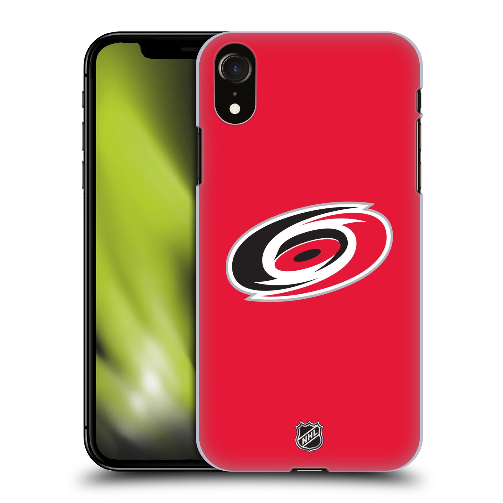 Pouzdro na mobil Apple Iphone XR - HEAD CASE - Hokej NHL - Carolina Hurricanes - znak