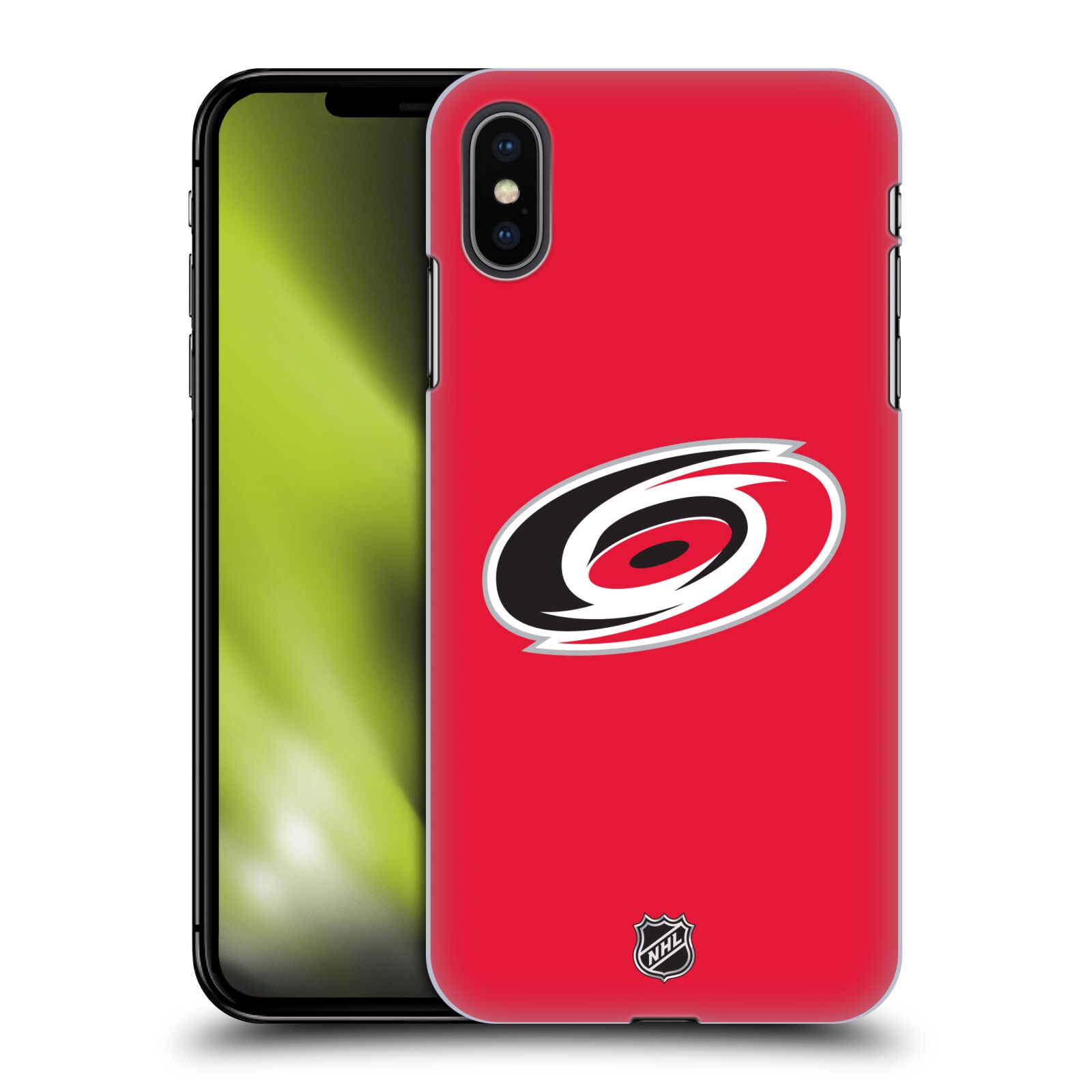 Pouzdro na mobil Apple Iphone XS MAX - HEAD CASE - Hokej NHL - Carolina Hurricanes - znak