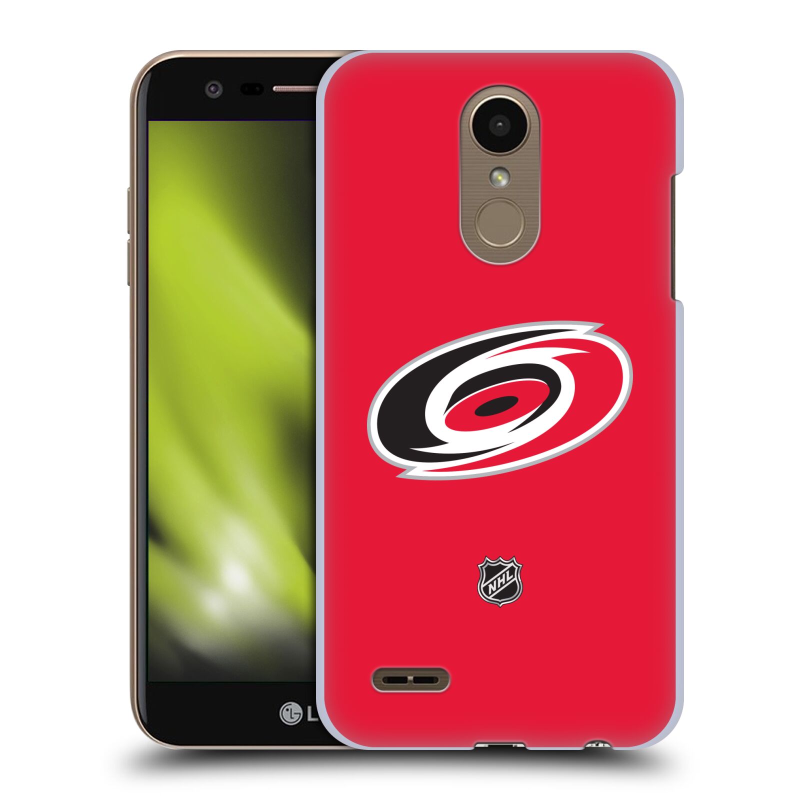 Pouzdro na mobil LG K10 2018 - HEAD CASE - Hokej NHL - Carolina Hurricanes - znak