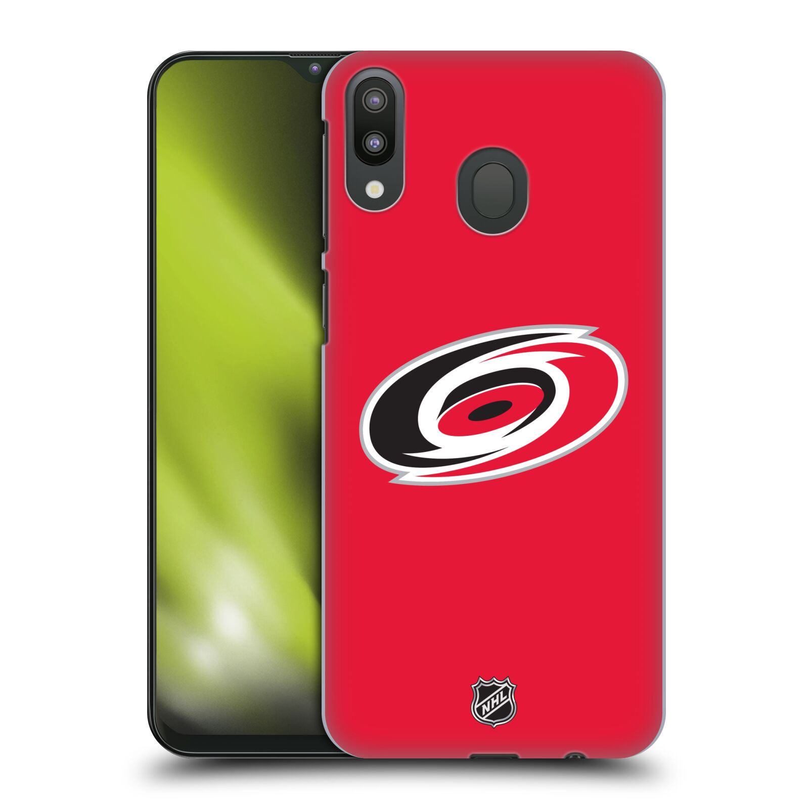 Pouzdro na mobil Samsung Galaxy M20 - HEAD CASE - Hokej NHL - Carolina Hurricanes - znak