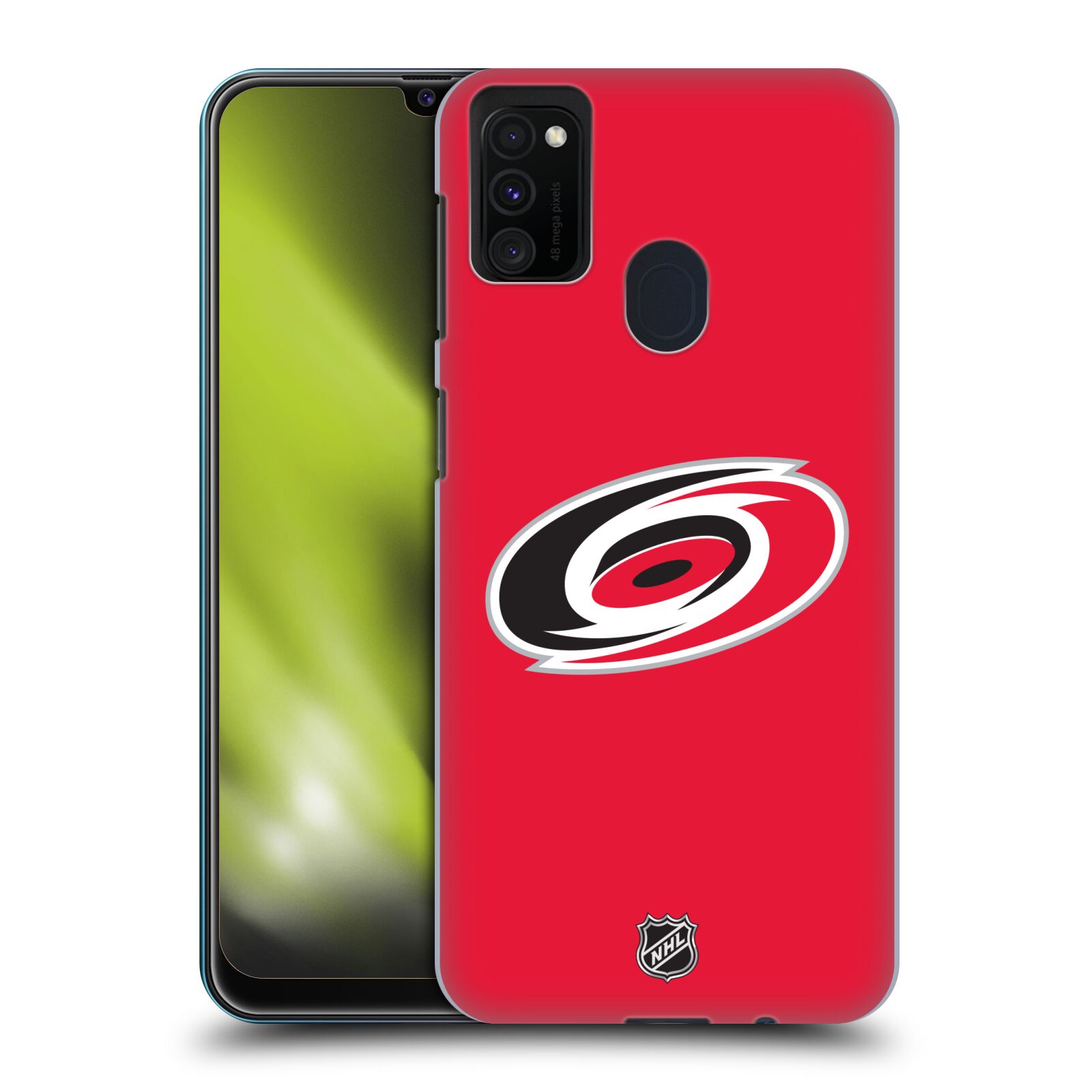 Pouzdro na mobil Samsung Galaxy M21 - HEAD CASE - Hokej NHL - Carolina Hurricanes - znak