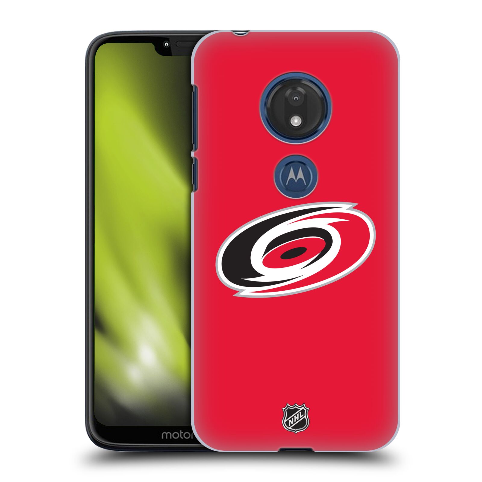 Pouzdro na mobil Motorola Moto G7 Play - HEAD CASE - Hokej NHL - Carolina Hurricanes - znak