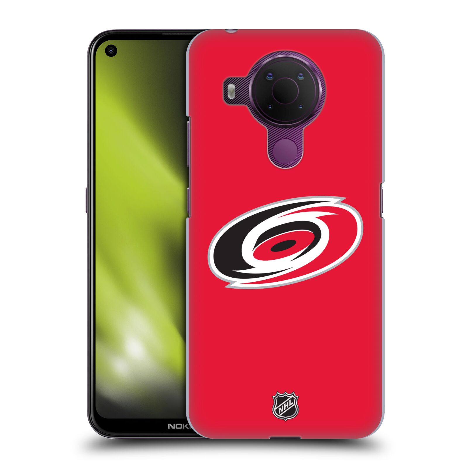 Pouzdro na mobil Nokia 5.4 - HEAD CASE - Hokej NHL - Carolina Hurricanes - znak