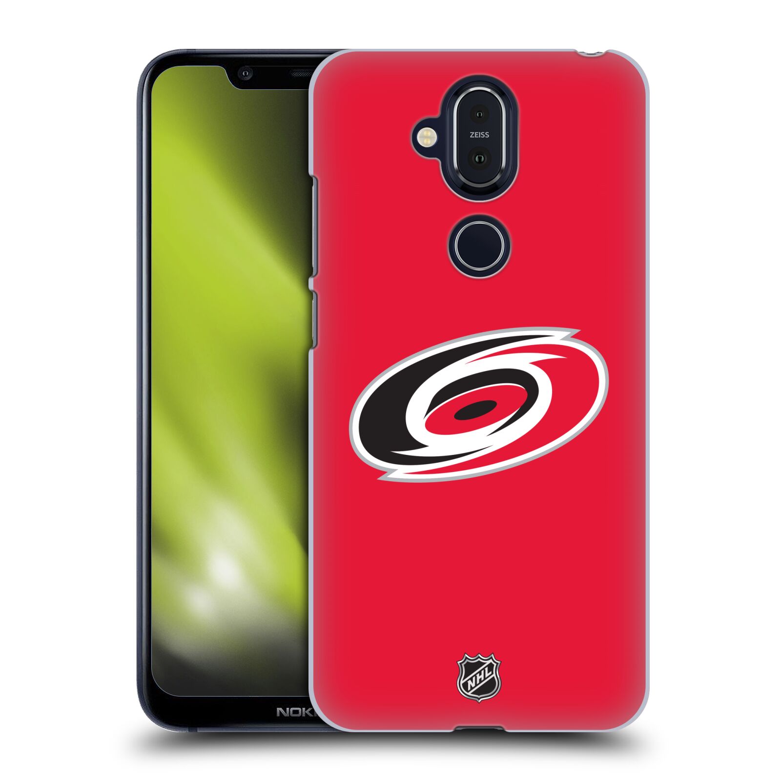 Pouzdro na mobil NOKIA 8.1 - HEAD CASE - Hokej NHL - Carolina Hurricanes - znak