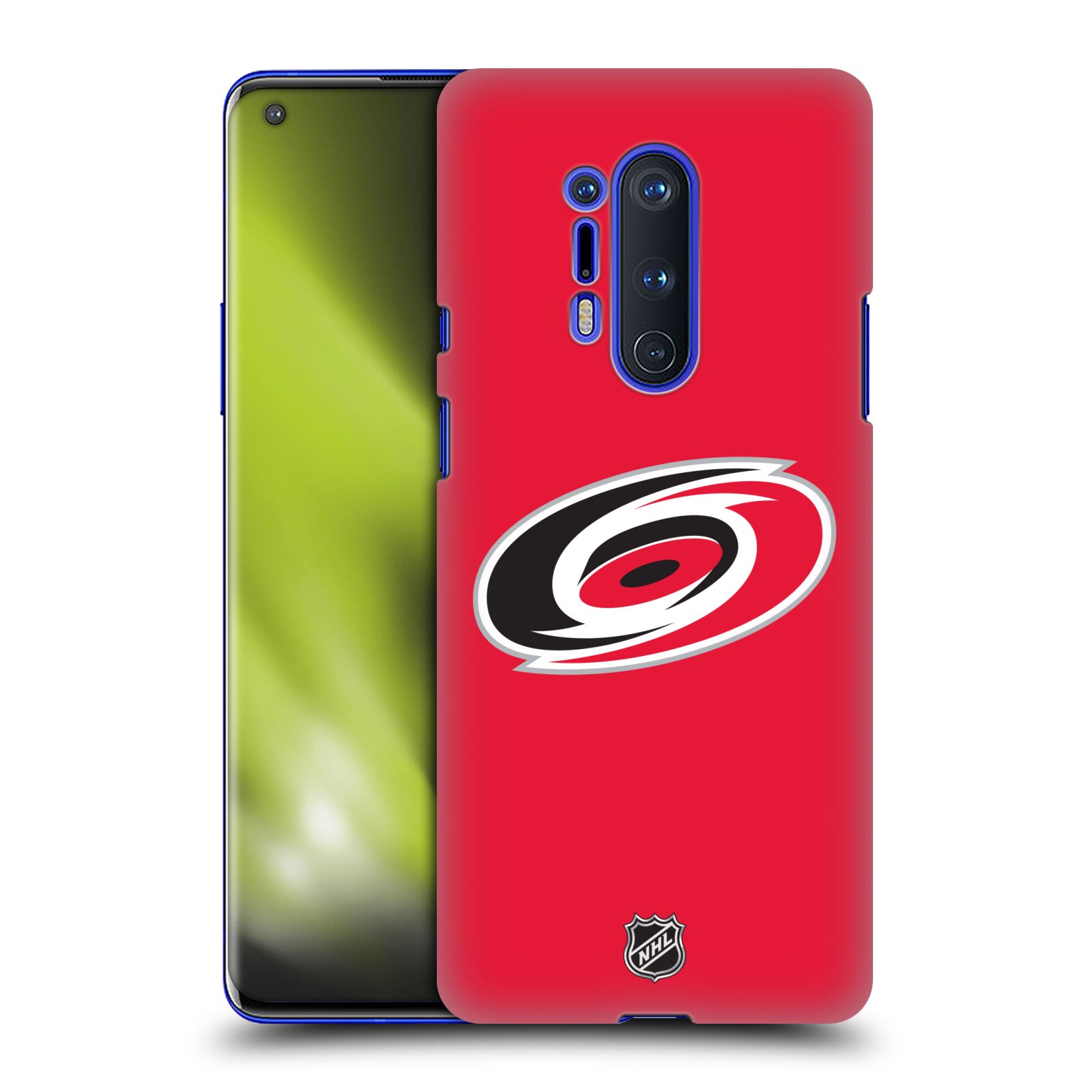 Pouzdro na mobil OnePlus 8 PRO 5G - HEAD CASE - Hokej NHL - Carolina Hurricanes - znak