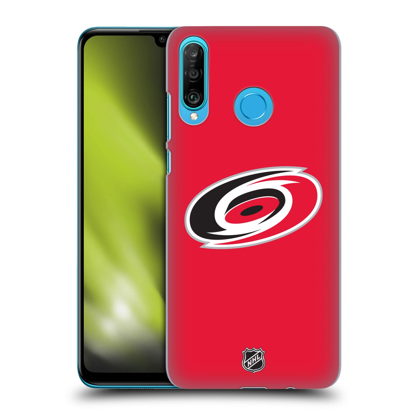 Pouzdro na mobil Huawei P30 LITE - HEAD CASE - Hokej NHL - Carolina Hurricanes - znak