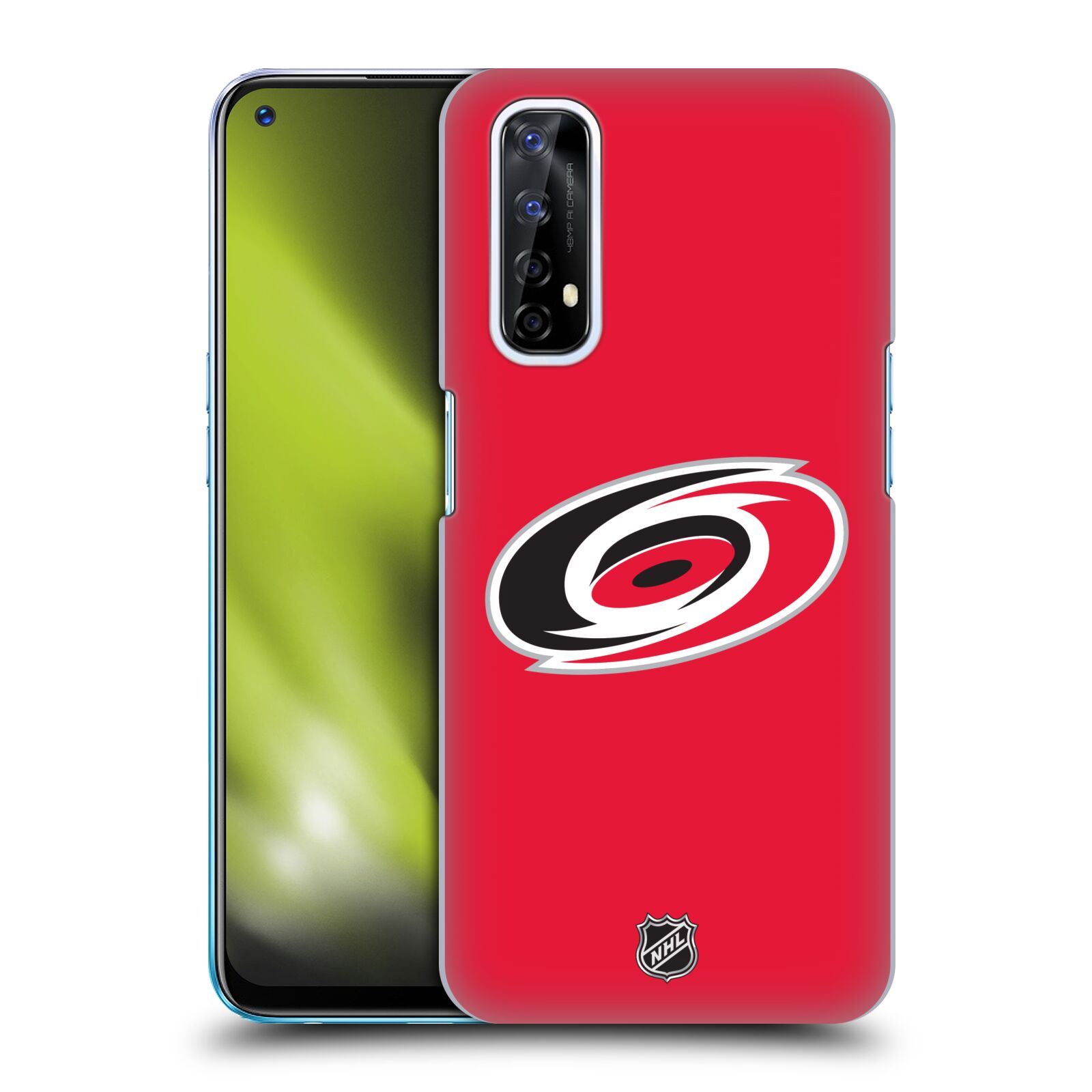 Pouzdro na mobil Realme 7 - HEAD CASE - Hokej NHL - Carolina Hurricanes - znak