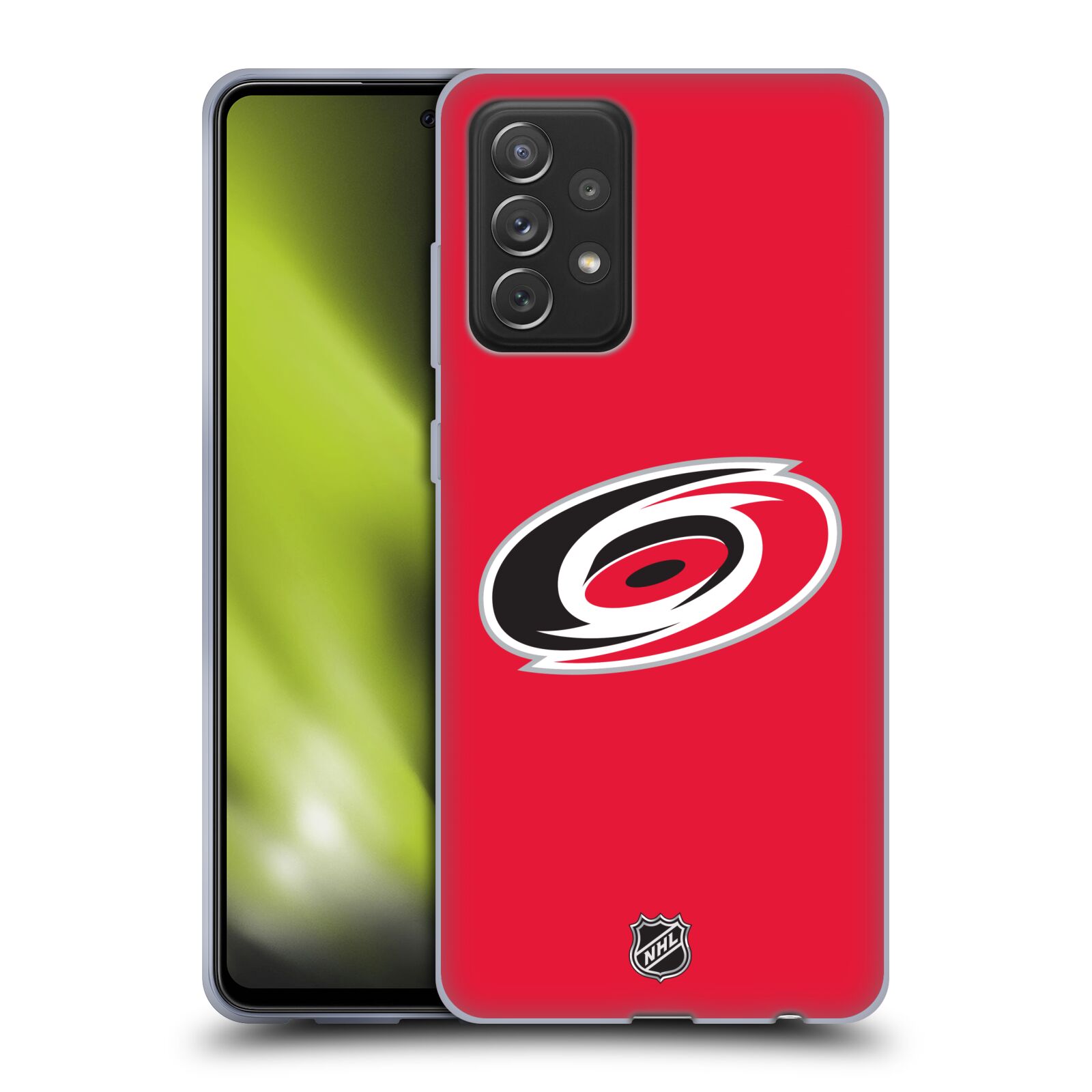 Pouzdro na mobil Samsung Galaxy A72 / A72 5G - HEAD CASE - Hokej NHL - Carolina Hurricanes - znak