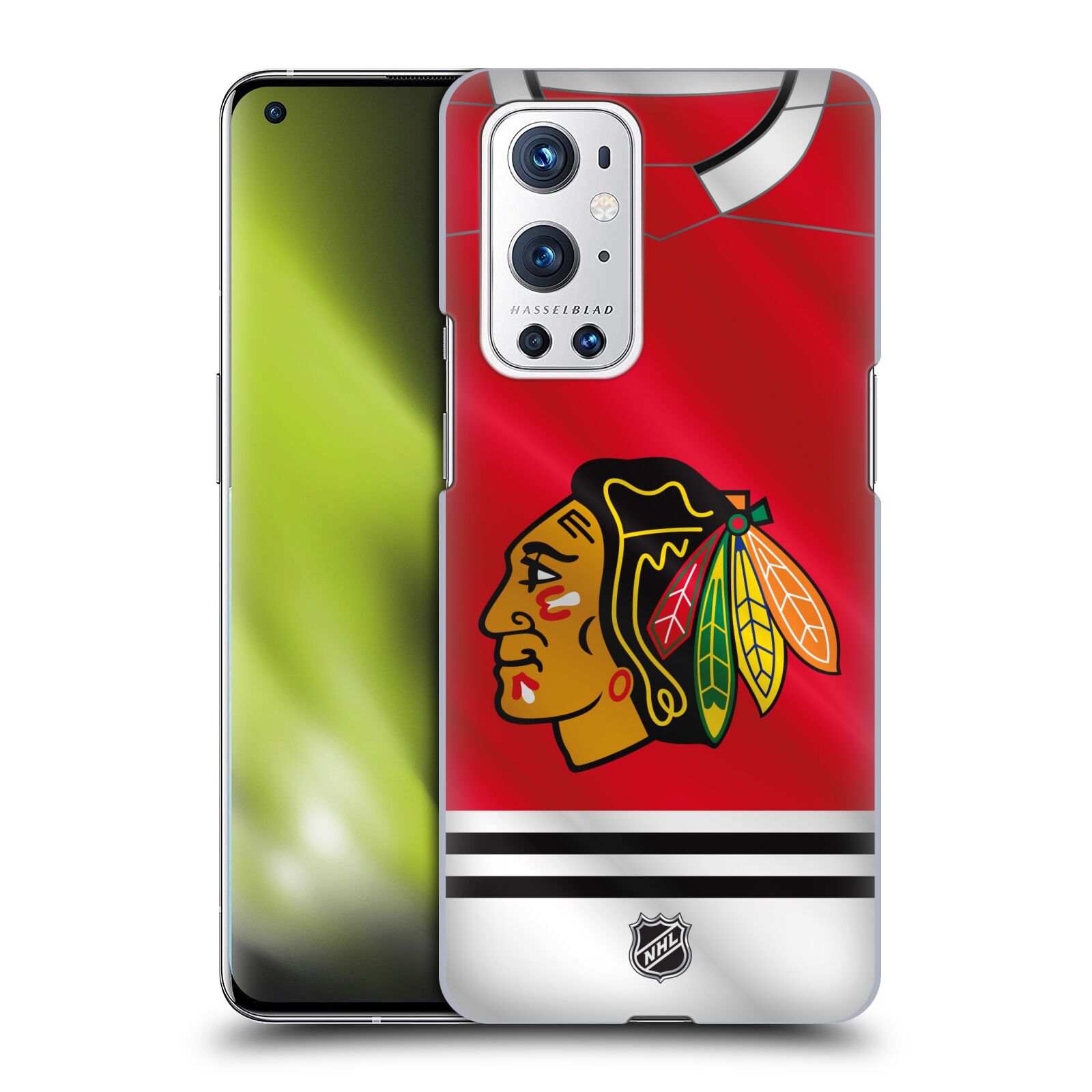 Pouzdro na mobil OnePlus 9 PRO - HEAD CASE - Hokej NHL - Chicago Blackhawks - dres