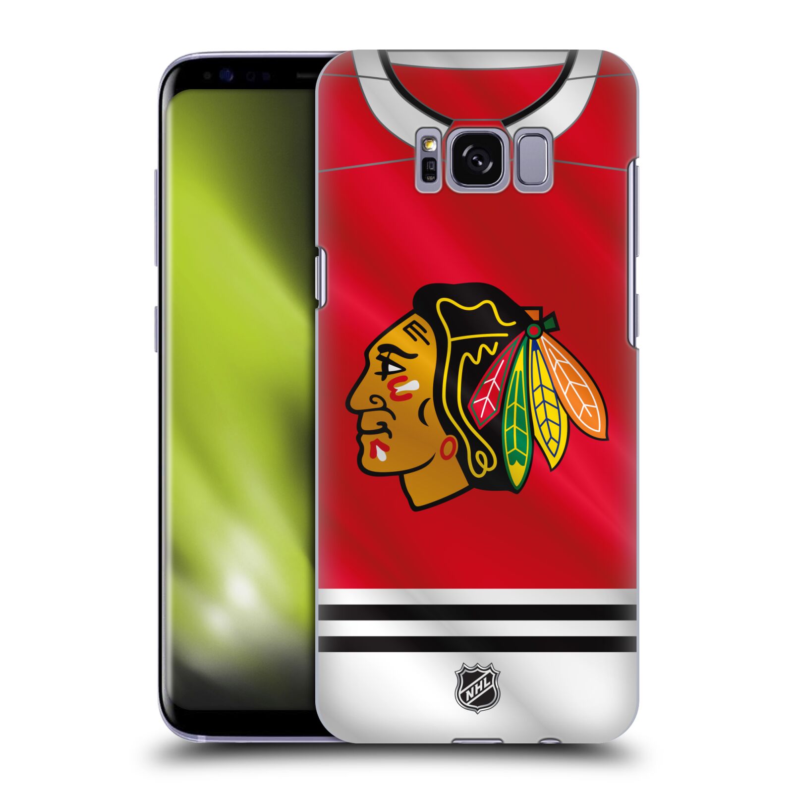 Pouzdro na mobil Samsung Galaxy S8 - HEAD CASE - Hokej NHL - Chicago Blackhawks - dres