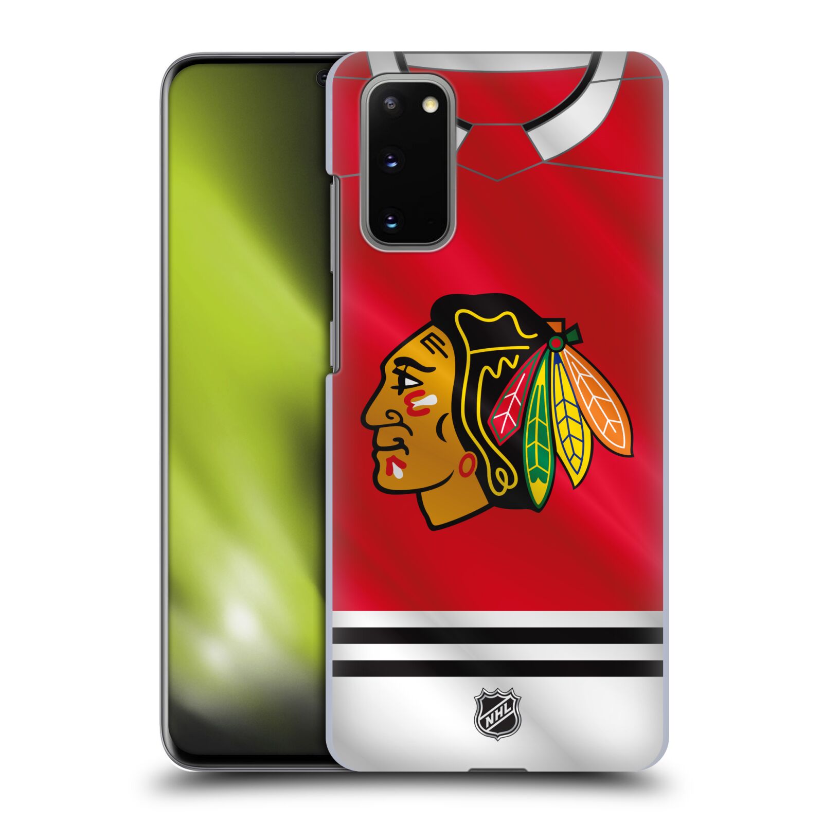 Pouzdro na mobil Samsung Galaxy S20 - HEAD CASE - Hokej NHL - Chicago Blackhawks - dres