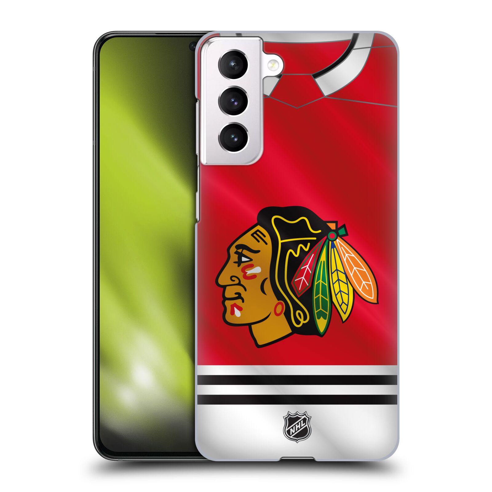 Pouzdro na mobil Samsung Galaxy S21 5G - HEAD CASE - Hokej NHL - Chicago Blackhawks - dres