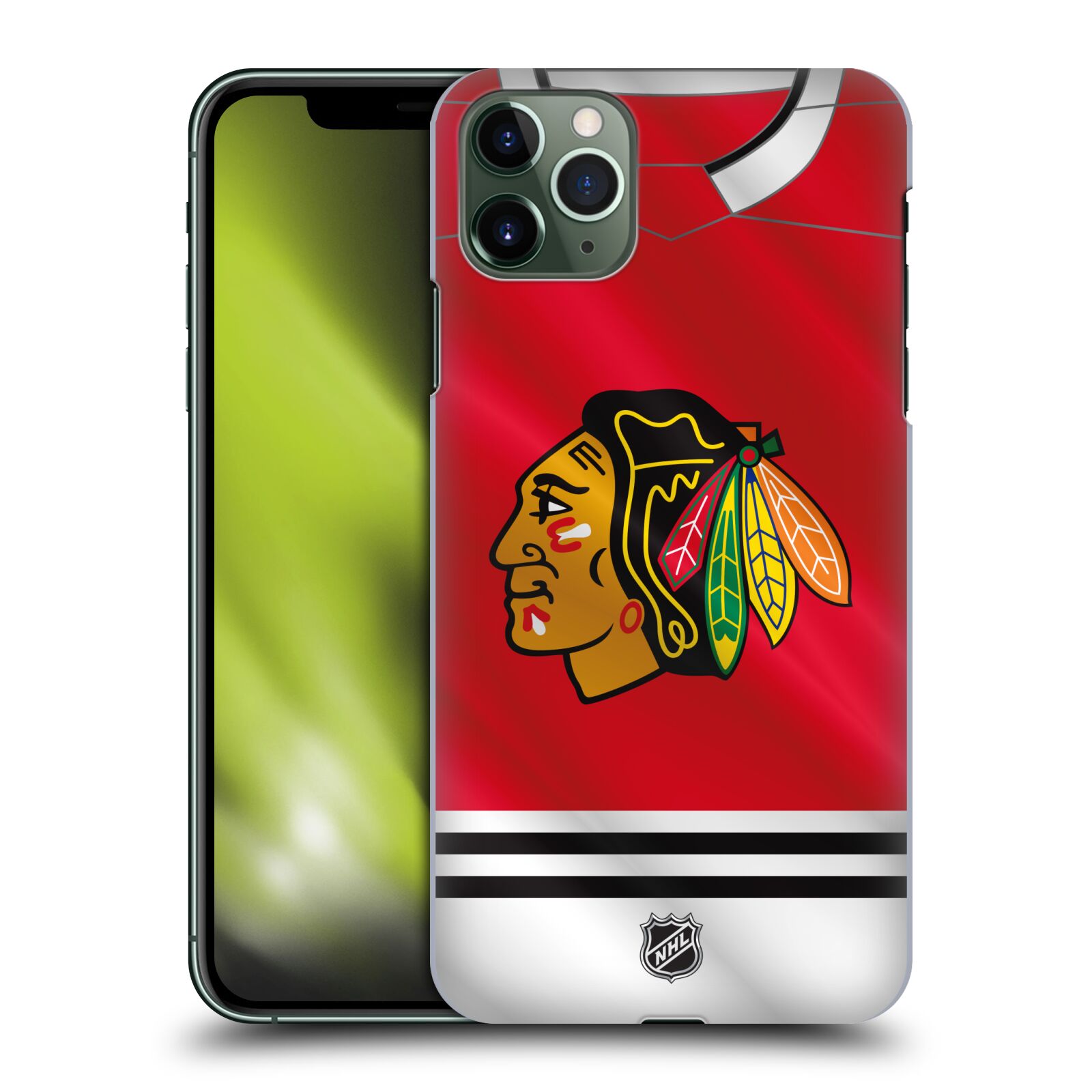 Pouzdro na mobil Apple Iphone 11 PRO MAX - HEAD CASE - Hokej NHL - Chicago Blackhawks - dres