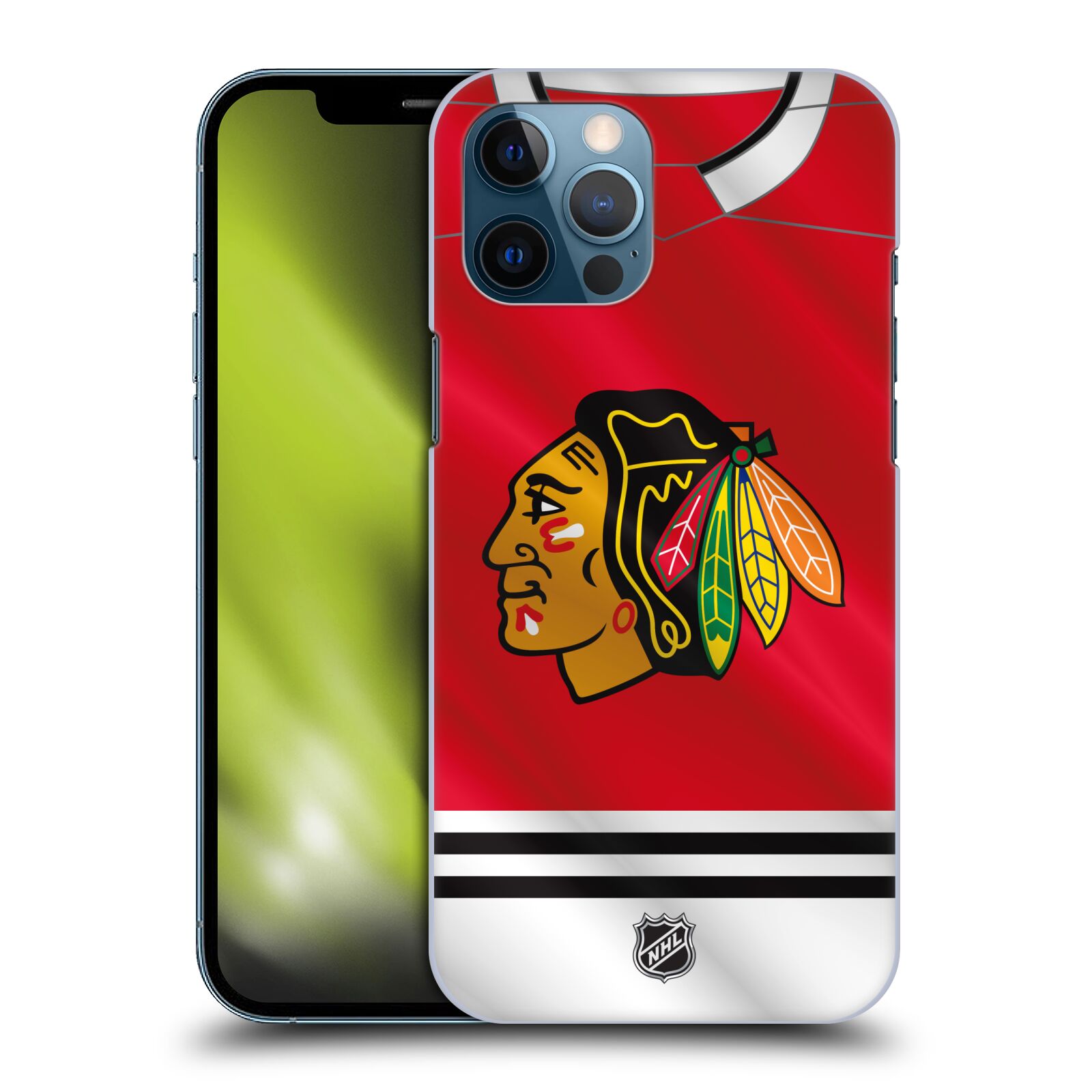 Pouzdro na mobil Apple Iphone 12 PRO MAX - HEAD CASE - Hokej NHL - Chicago Blackhawks - dres