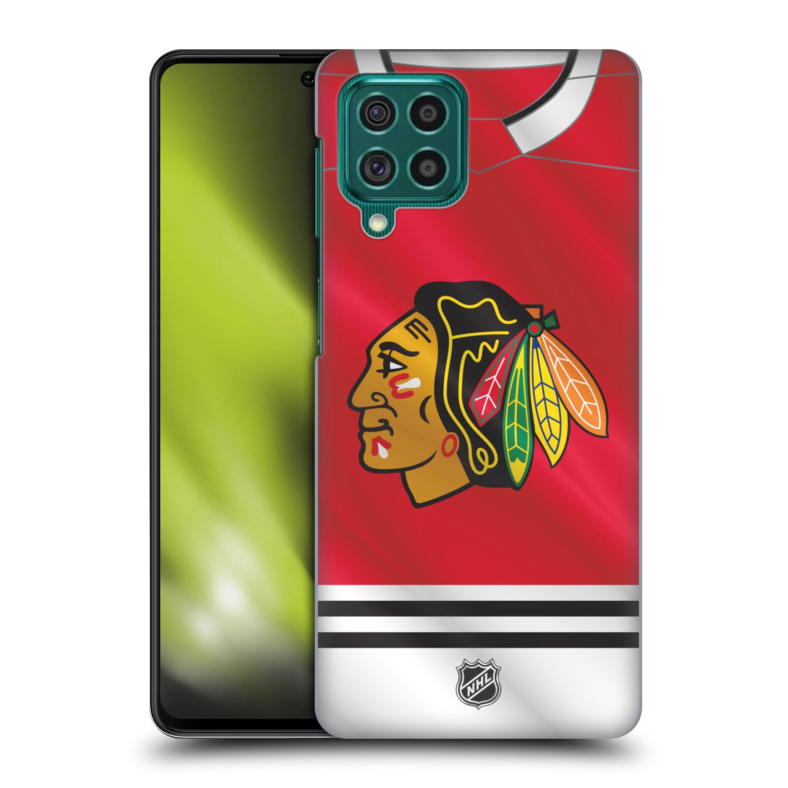 Pouzdro na mobil Samsung Galaxy M62 - HEAD CASE - Hokej NHL - Chicago Blackhawks - dres