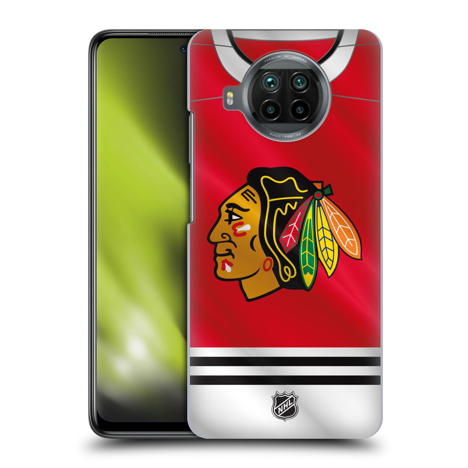 Pouzdro na mobil Xiaomi  Mi 10T LITE 5G - HEAD CASE - Hokej NHL - Chicago Blackhawks - dres