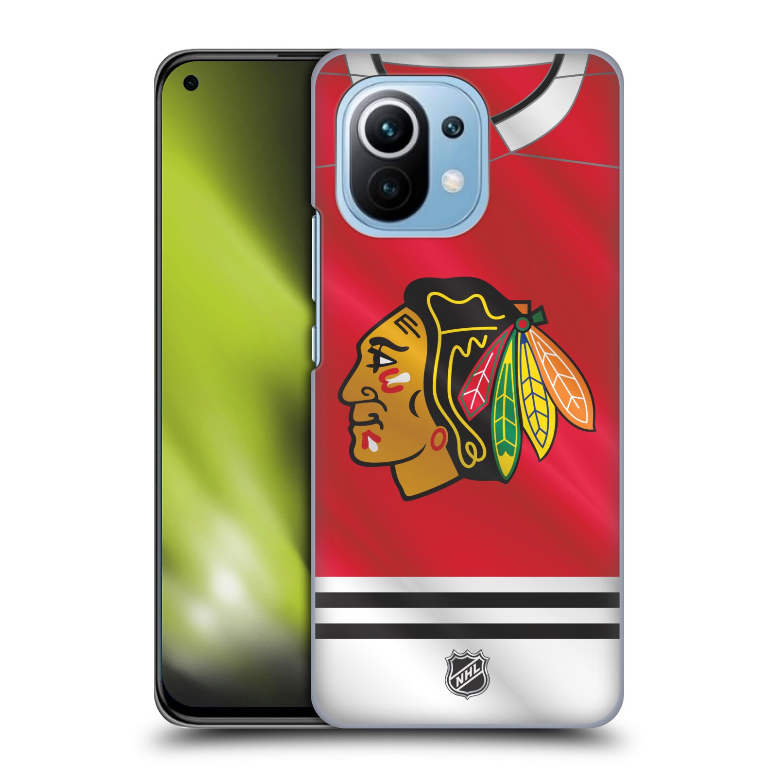 Pouzdro na mobil Xiaomi  Mi 11 - HEAD CASE - Hokej NHL - Chicago Blackhawks - dres