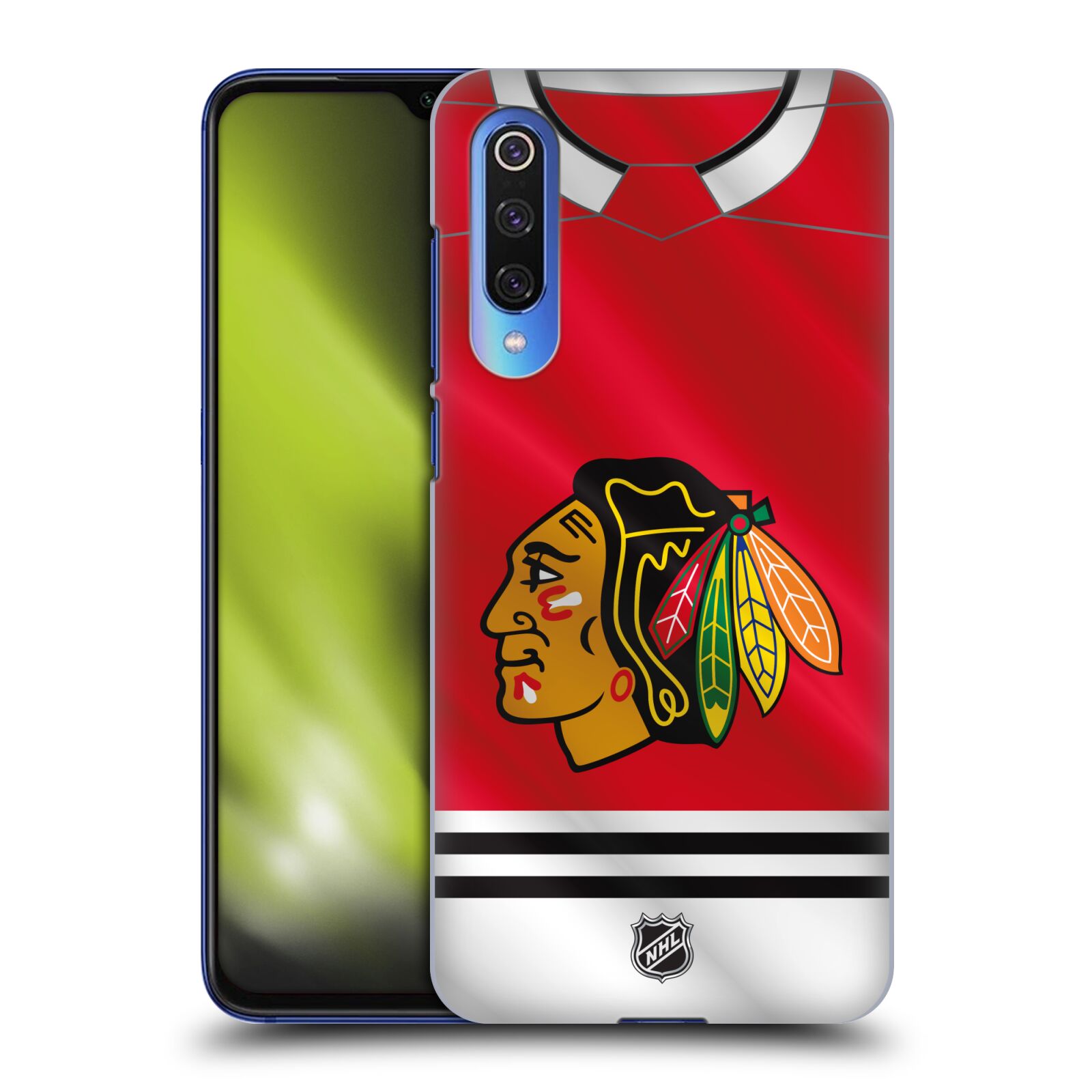 Pouzdro na mobil Xiaomi  Mi 9 SE - HEAD CASE - Hokej NHL - Chicago Blackhawks - dres