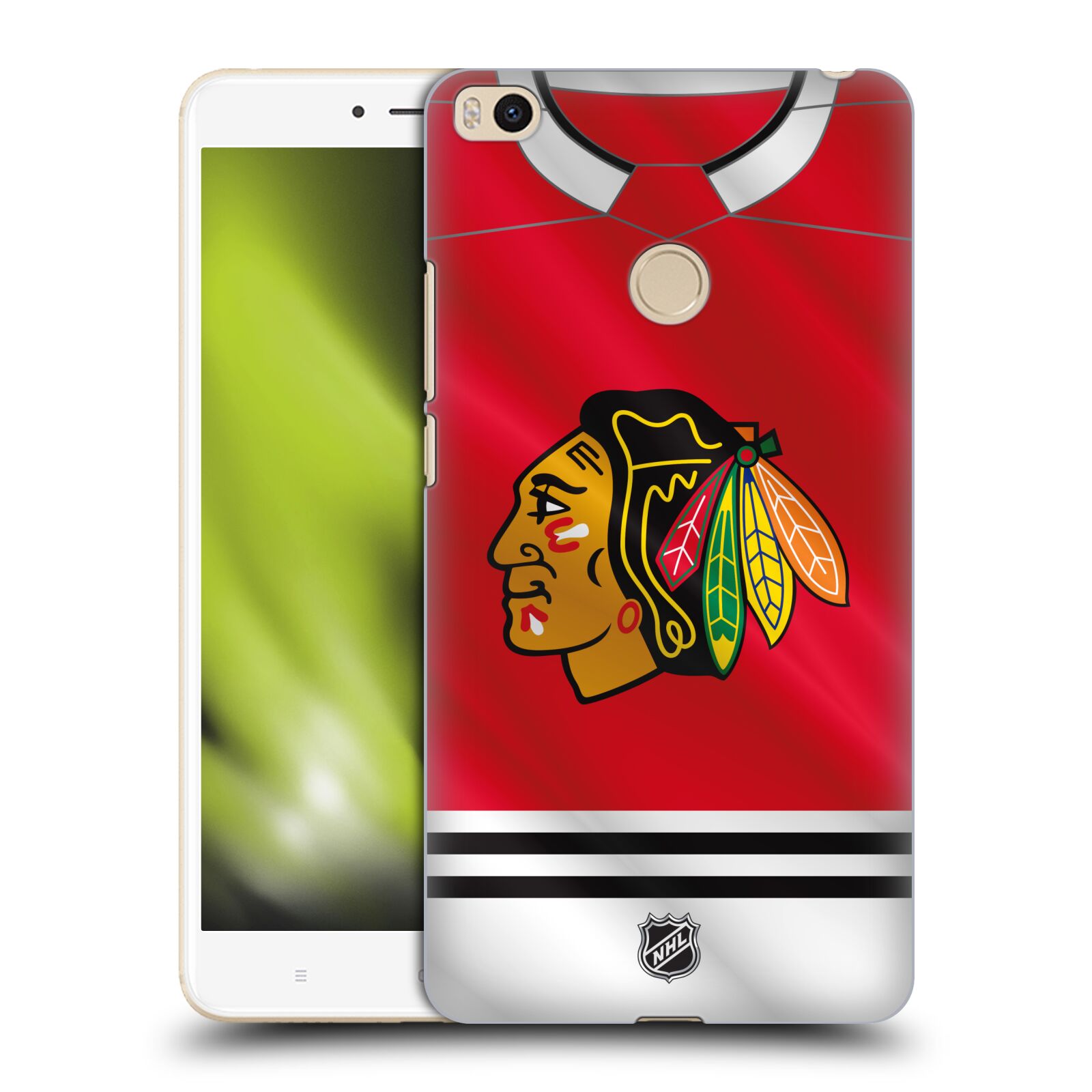 Pouzdro na mobil Xiaomi Mi Max 2 - HEAD CASE - Hokej NHL - Chicago Blackhawks - dres