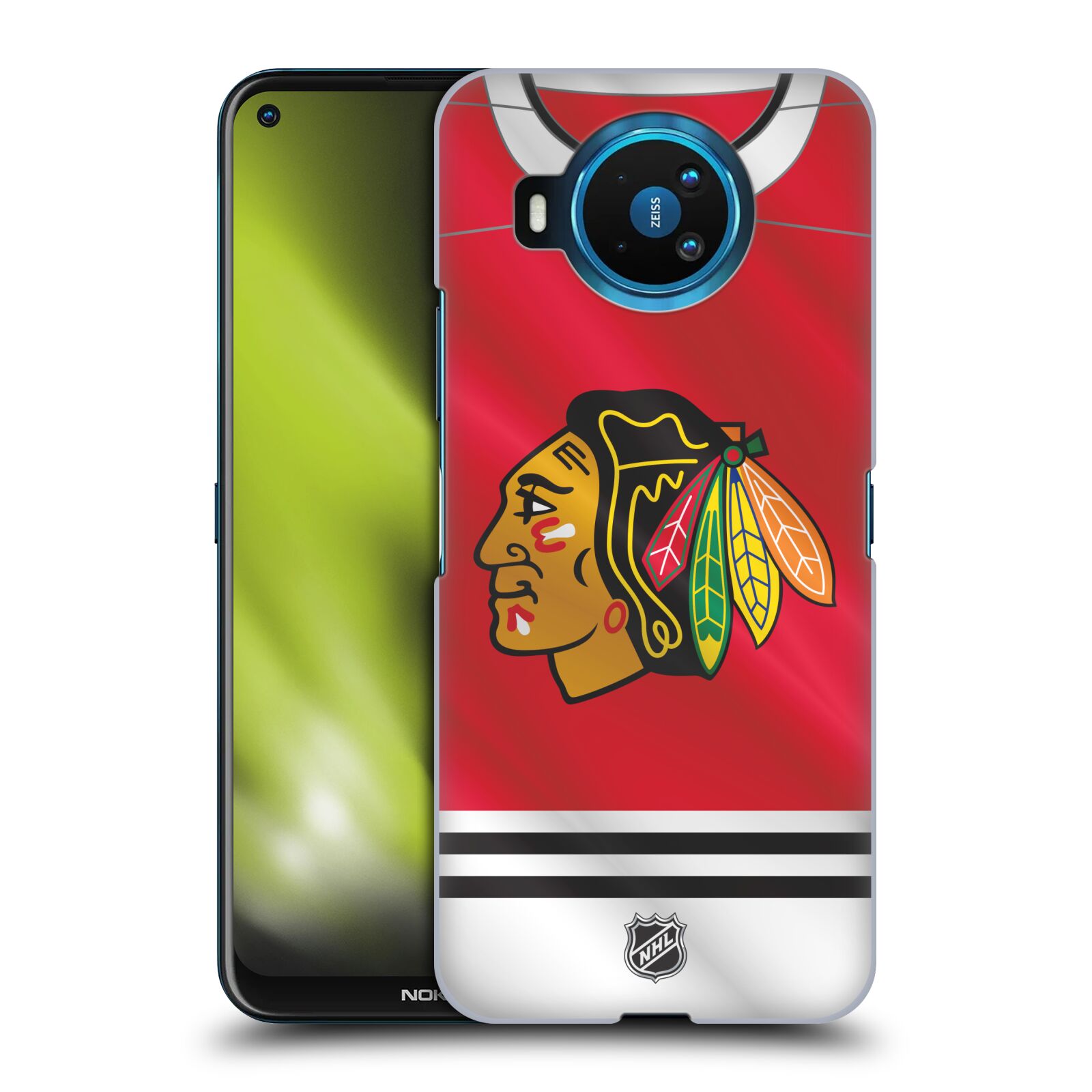 Pouzdro na mobil NOKIA 8.3 - HEAD CASE - Hokej NHL - Chicago Blackhawks - dres