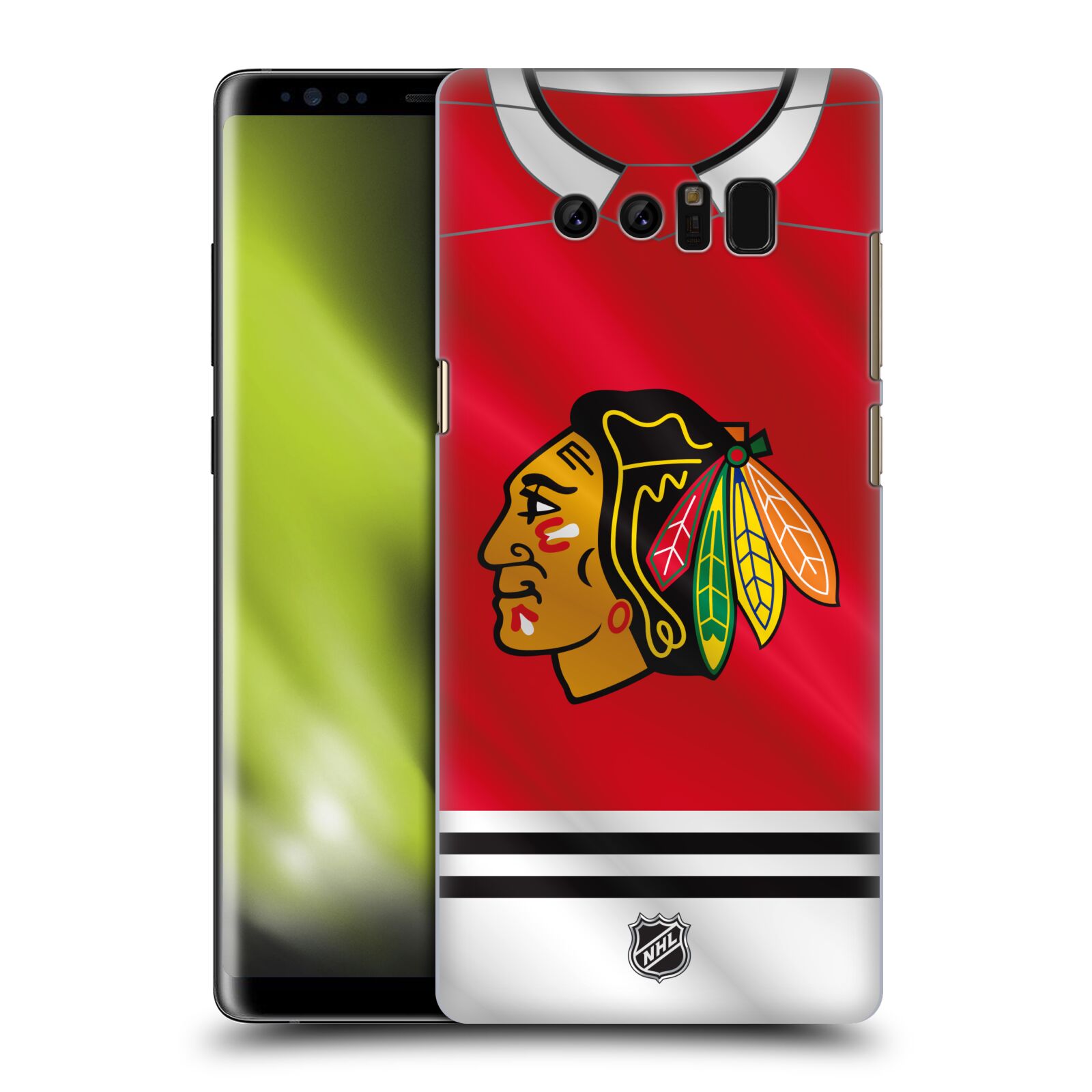 Pouzdro na mobil Samsung Galaxy Note 8 - HEAD CASE - Hokej NHL - Chicago Blackhawks - dres