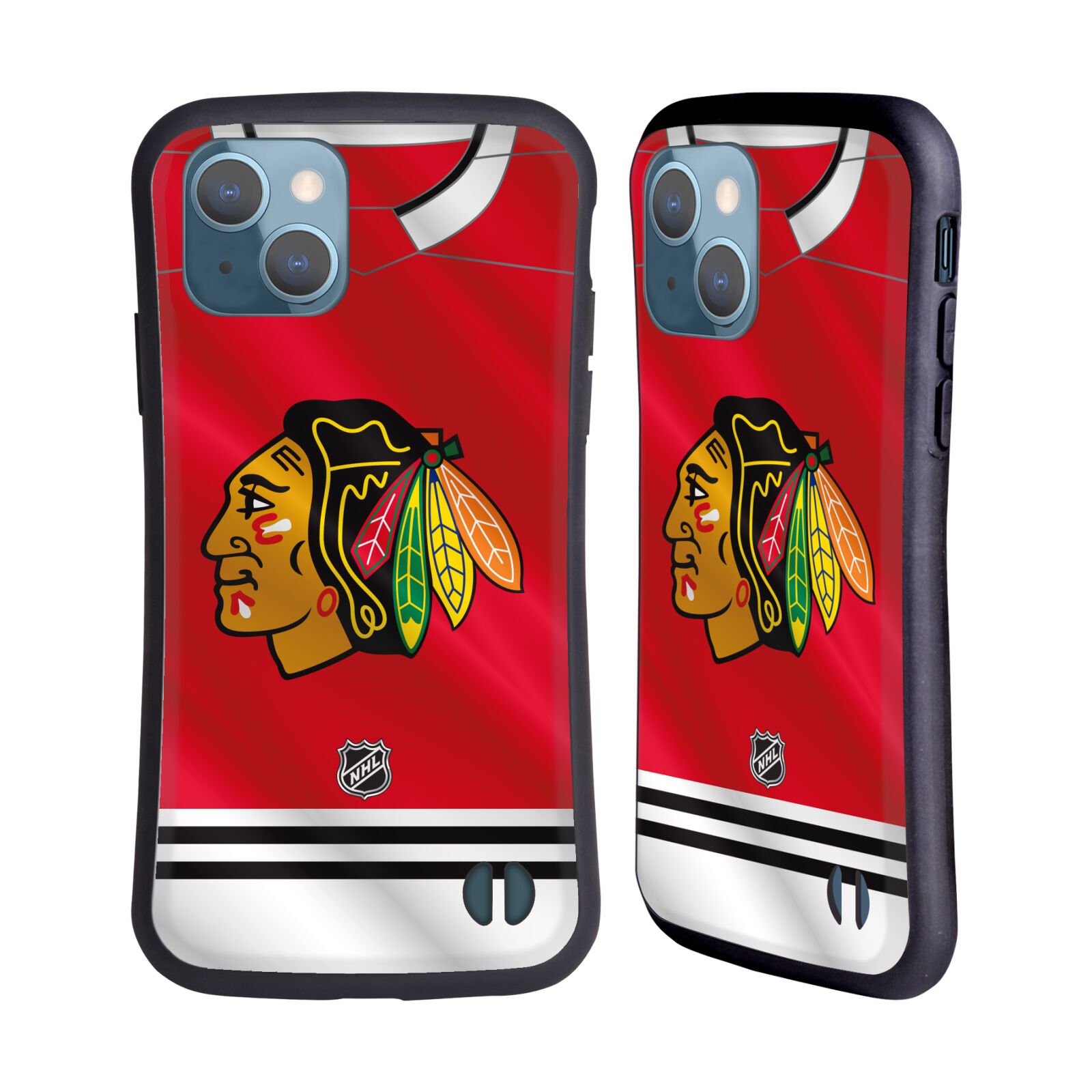 Obal na mobil Apple iPhone 13 - HEAD CASE - NHL - Chicago Blackhawks znak na dresu