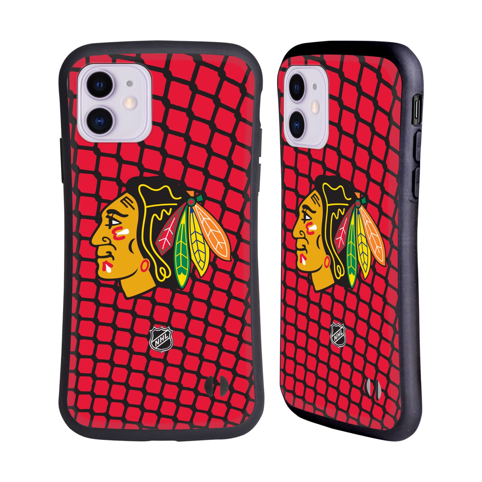Obal na mobil Apple iPhone 11 - HEAD CASE - NHL - Chicago Blackhawks znak v brance