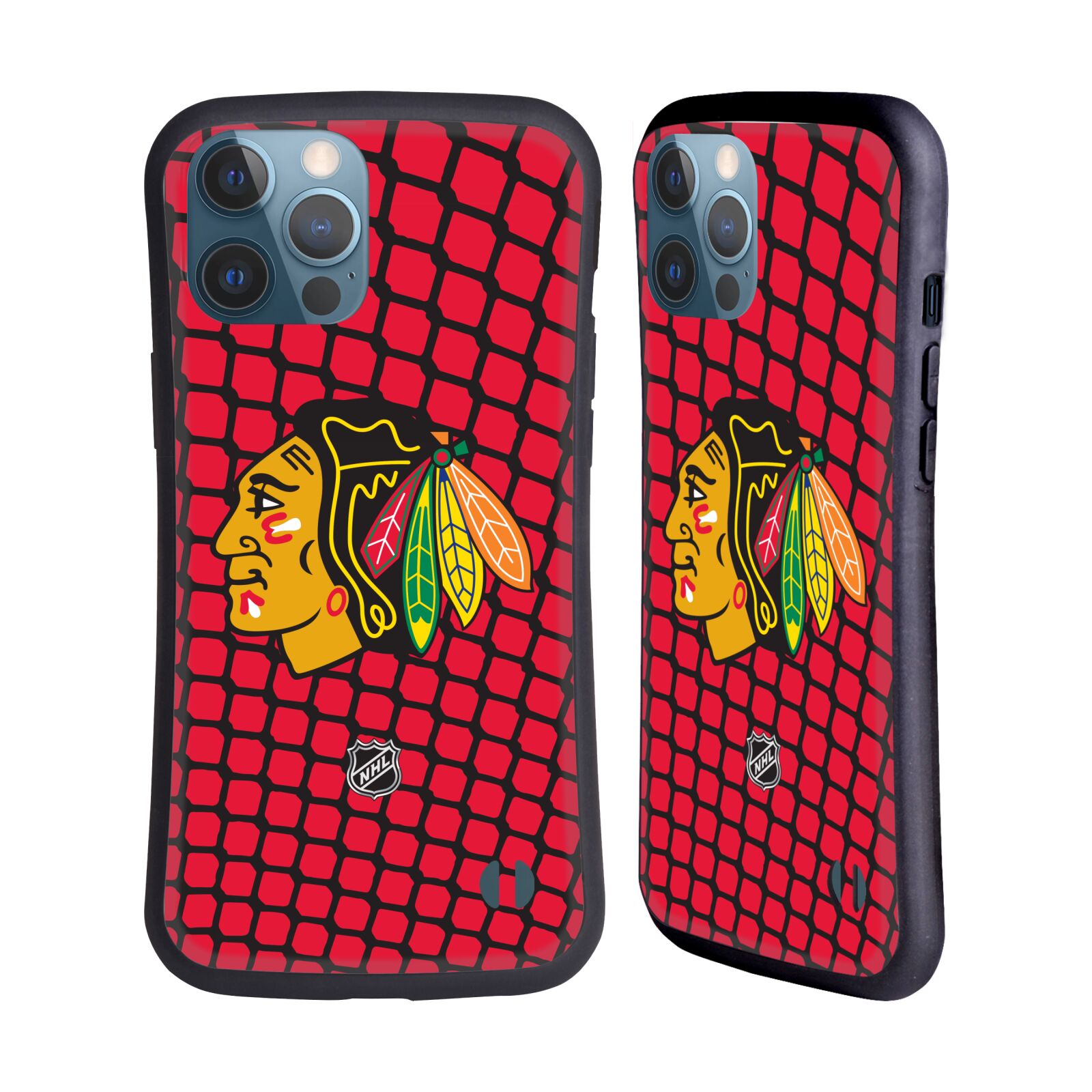 Obal na mobil Apple iPhone 13 PRO MAX - HEAD CASE - NHL - Chicago Blackhawks znak v brance