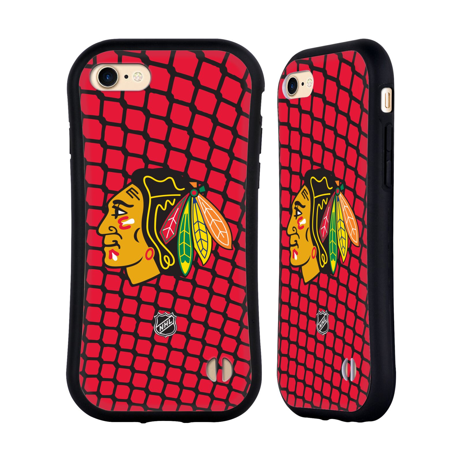 Obal na mobil Apple iPhone 7/8, SE 2020 - HEAD CASE - NHL - Chicago Blackhawks znak v brance