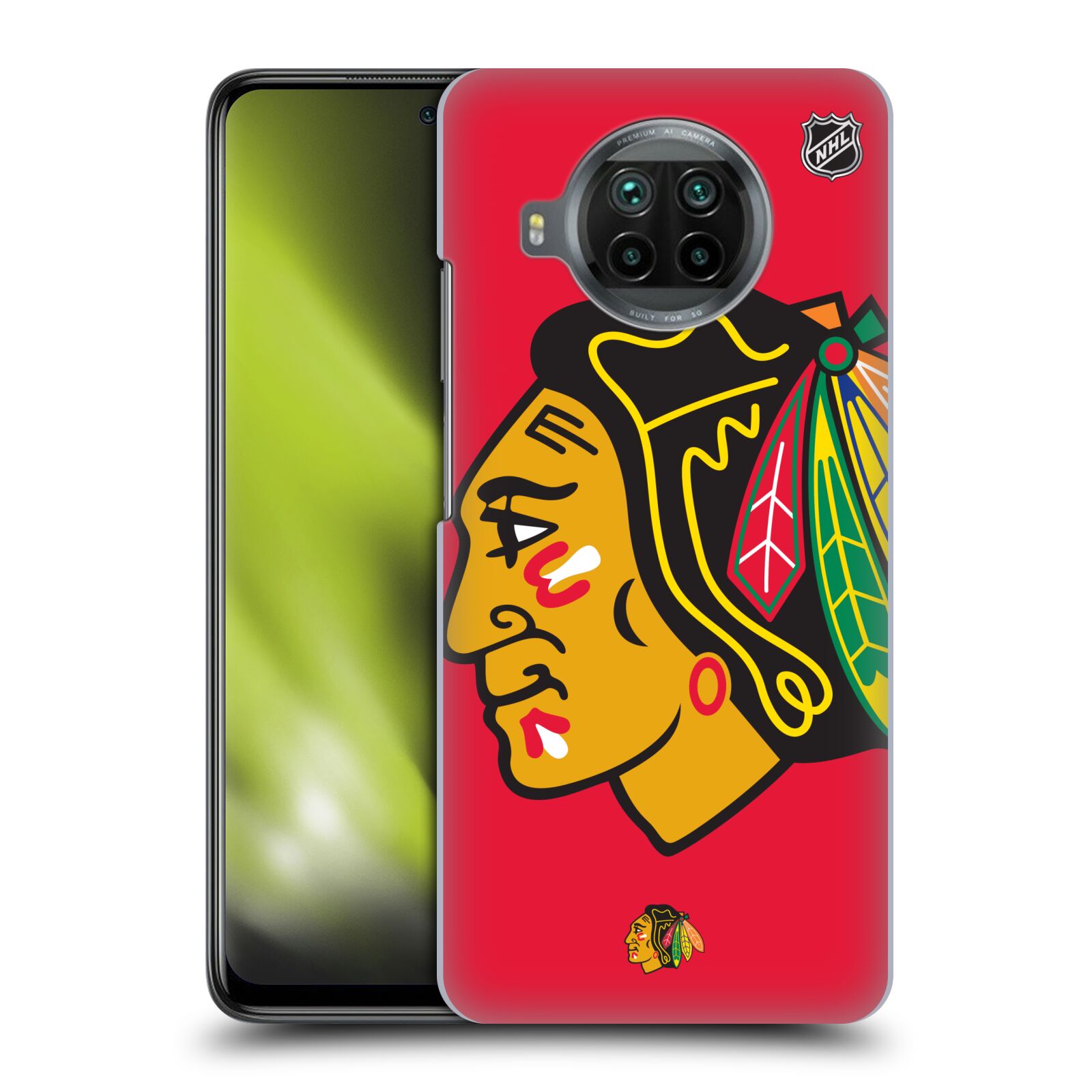 Pouzdro na mobil Xiaomi  Mi 10T LITE 5G - HEAD CASE - Hokej NHL - Chicago Blackhawks - Velký znak