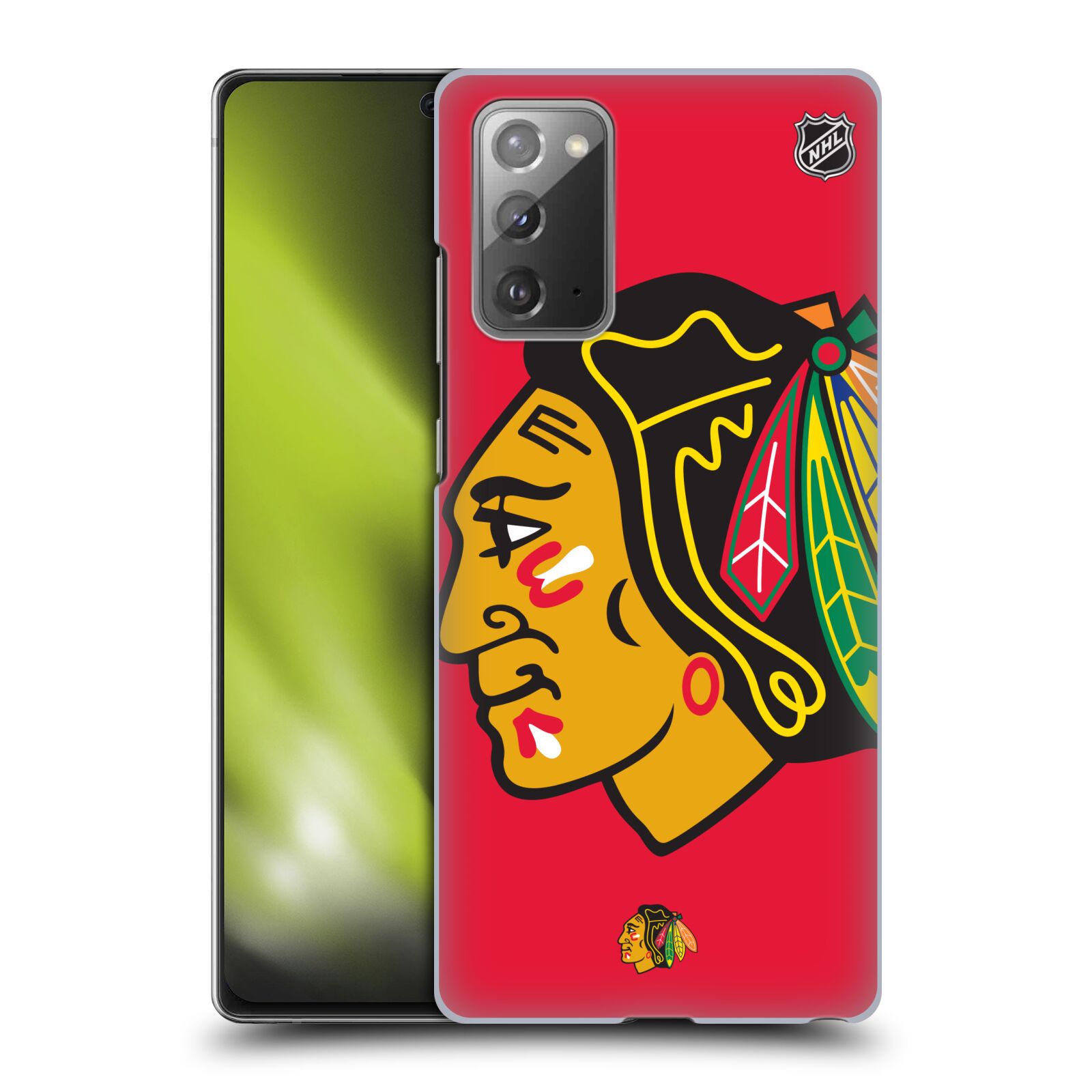 Pouzdro na mobil Samsung Galaxy Note 20 - HEAD CASE - Hokej NHL - Chicago Blackhawks - Velký znak