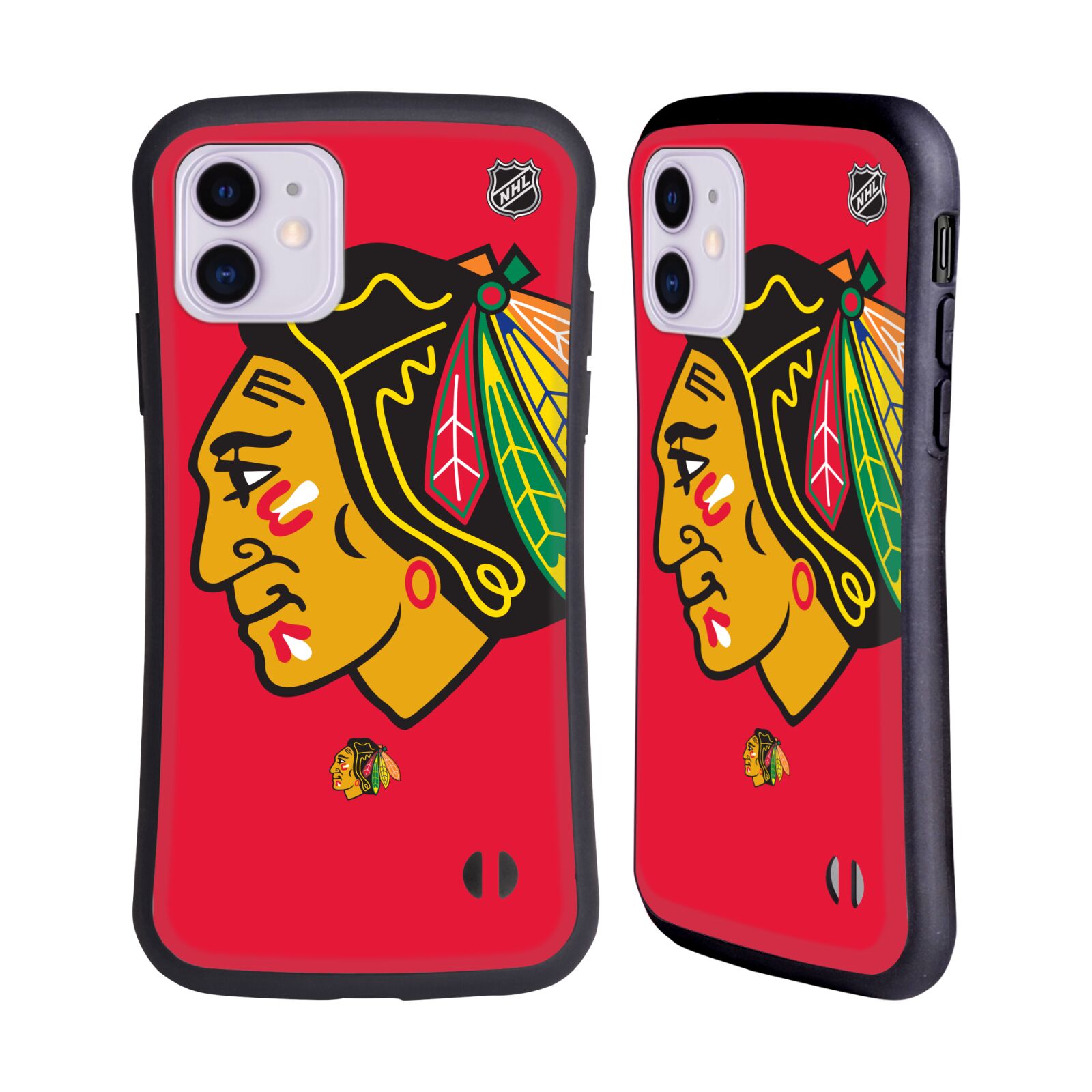 Obal na mobil Apple iPhone 11 - HEAD CASE - NHL - Chicago Blackhawks velký znak