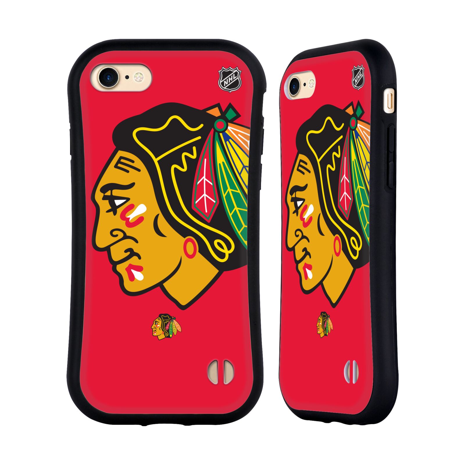 Obal na mobil Apple iPhone 7/8, SE 2020 - HEAD CASE - NHL - Chicago Blackhawks velký znak