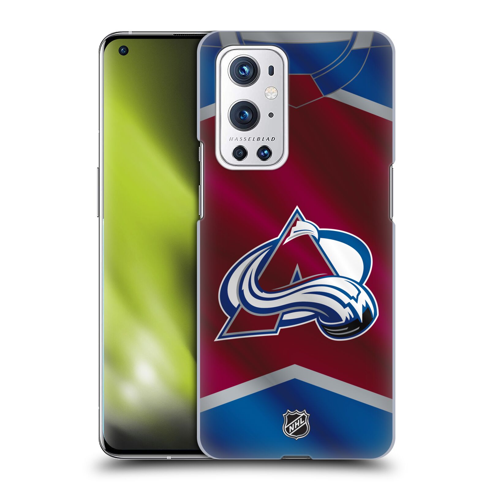 Pouzdro na mobil OnePlus 9 PRO - HEAD CASE - Hokej NHL - Colorado Avalanche - Dres