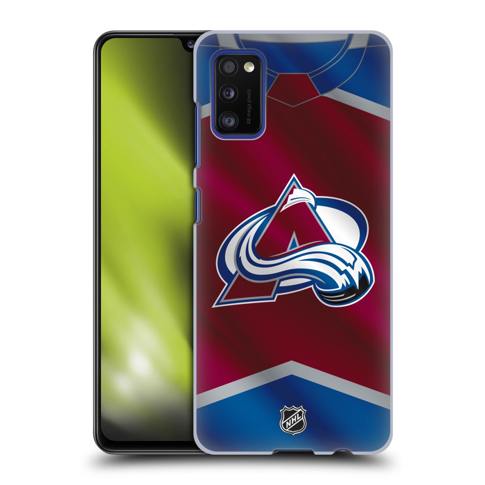 Pouzdro na mobil Samsung Galaxy A41 - HEAD CASE - Hokej NHL - Colorado Avalanche - Dres