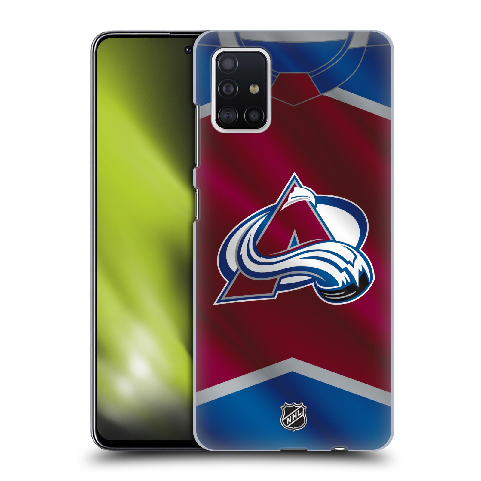 Pouzdro na mobil Samsung Galaxy A51 - HEAD CASE - Hokej NHL - Colorado Avalanche - Dres